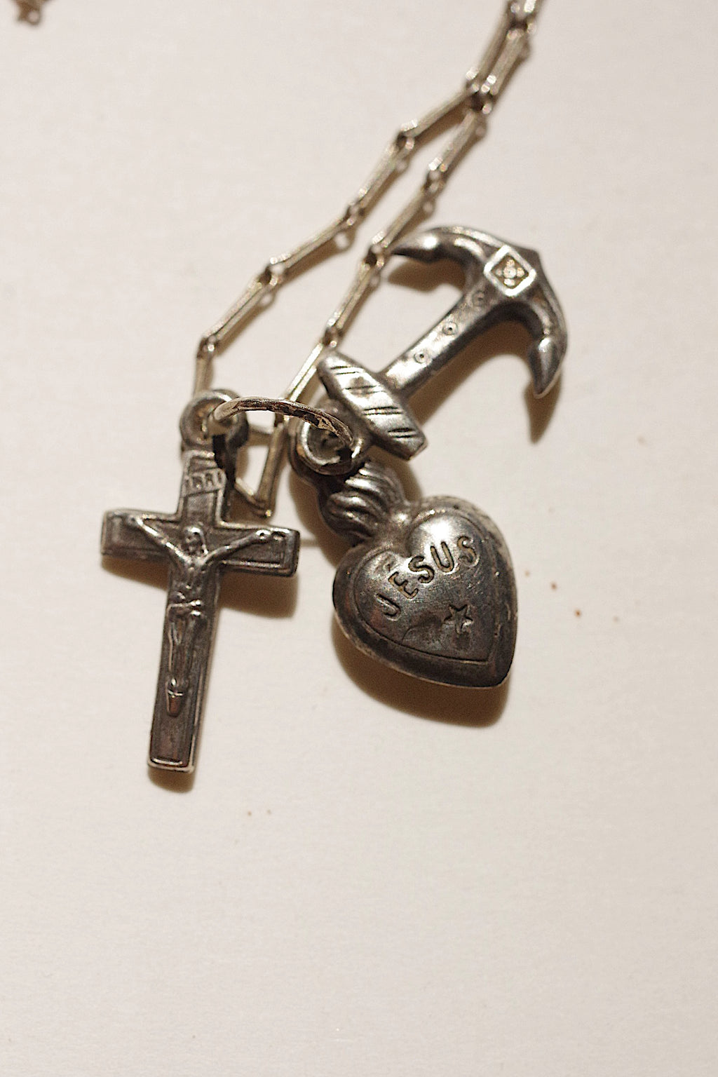 アンティークペンダント　collier antique 3モチーフ