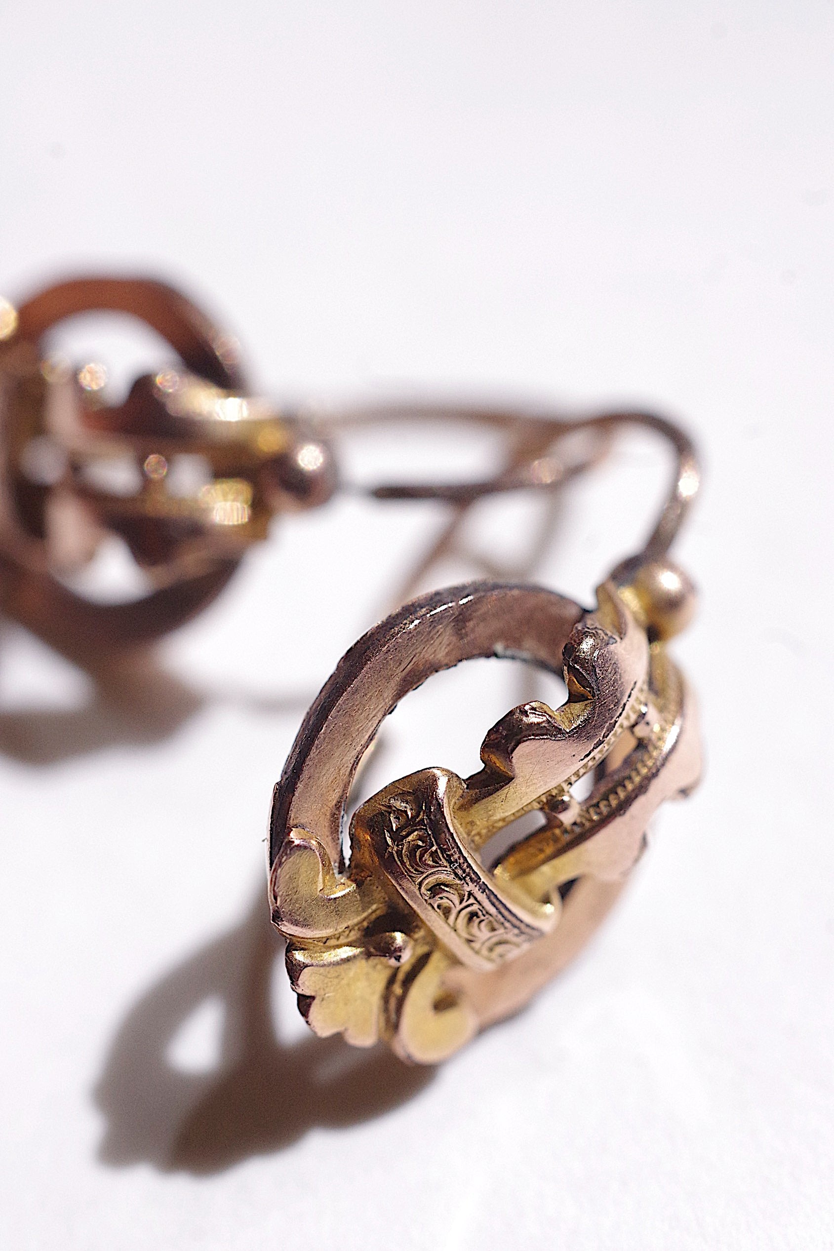 アンティークピアス　boucles d'oreilles antique