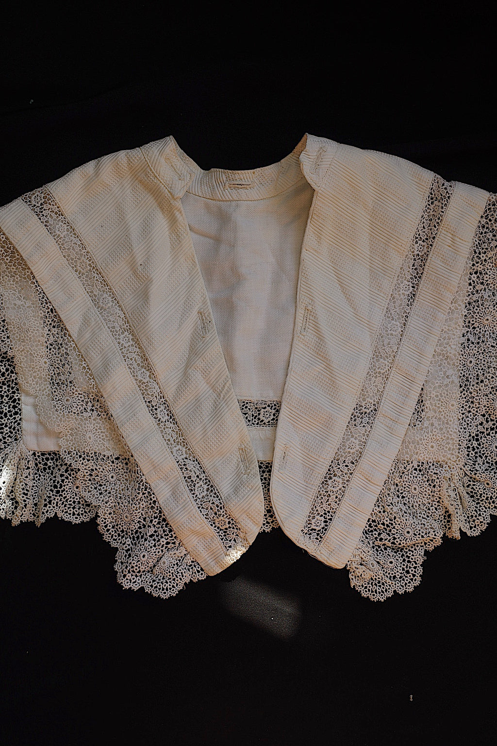 アンティークレース dentelle ancienne　小さな襟