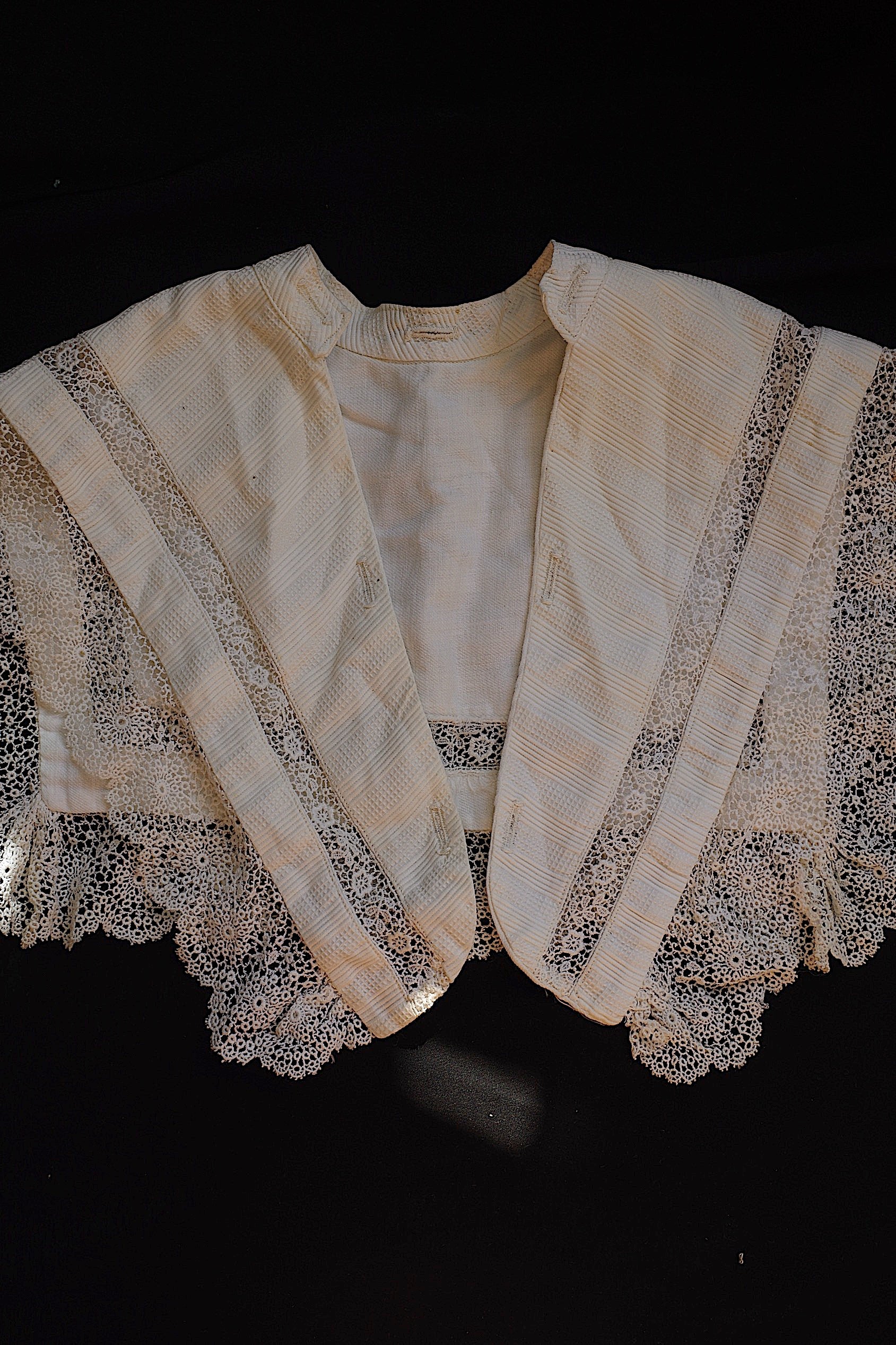 アンティークレース dentelle ancienne　小さな襟