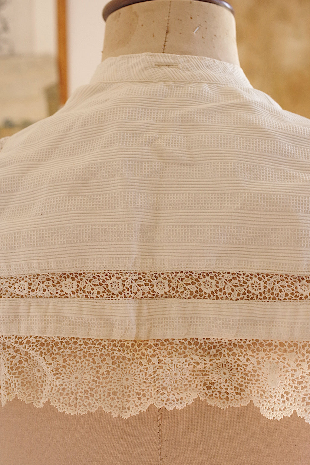 アンティークレース dentelle ancienne　小さな襟