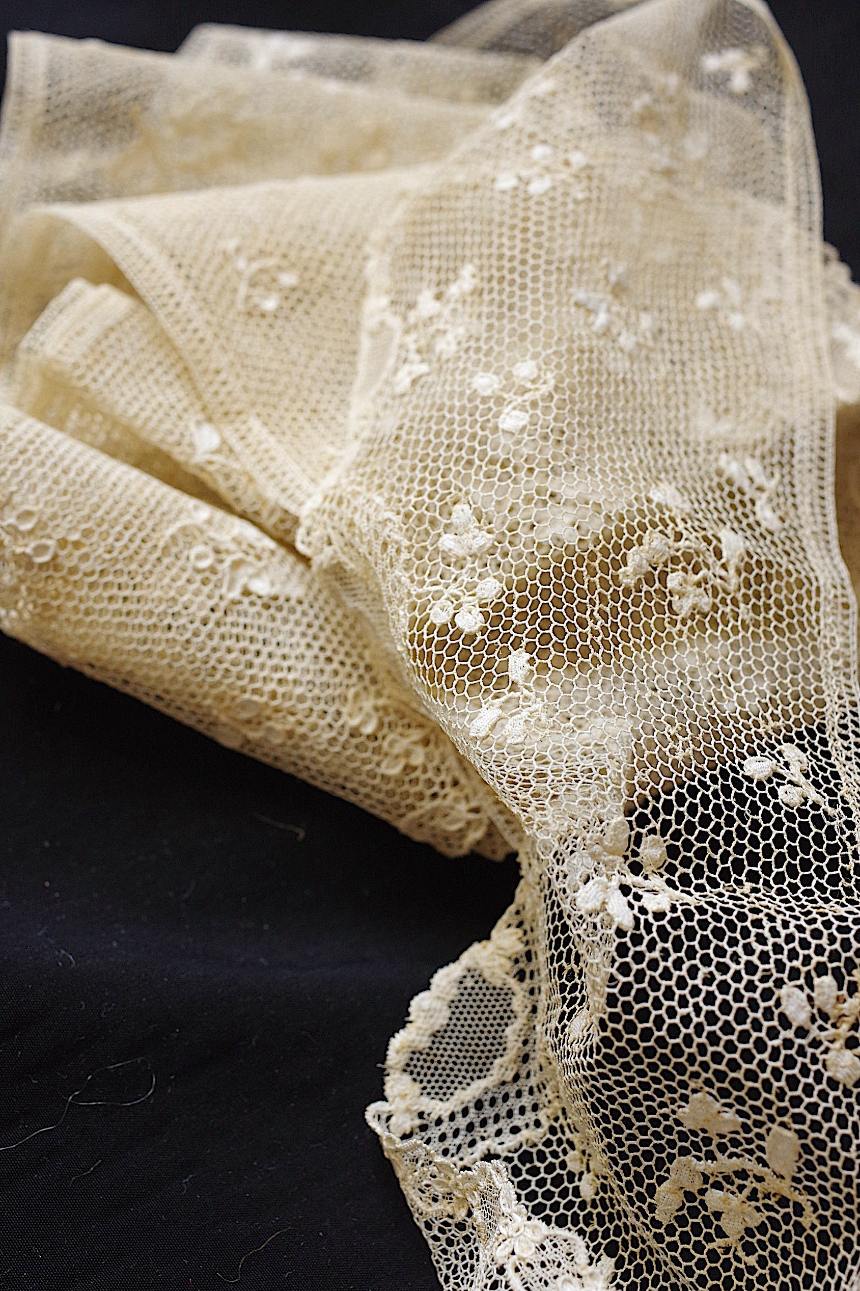 アンティークレース dentelle ancienne　アランソンレース284cm