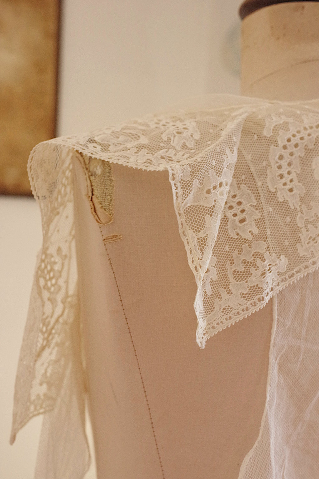 アンティークレース dentelle ancienne　レースプラストロン