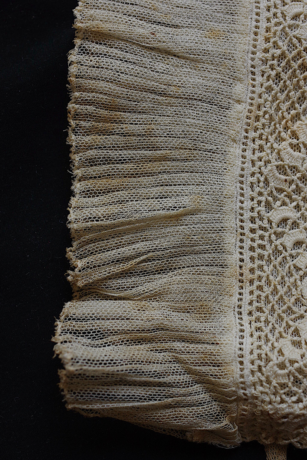 アンティークレース dentelle ancienne　bonnet 1