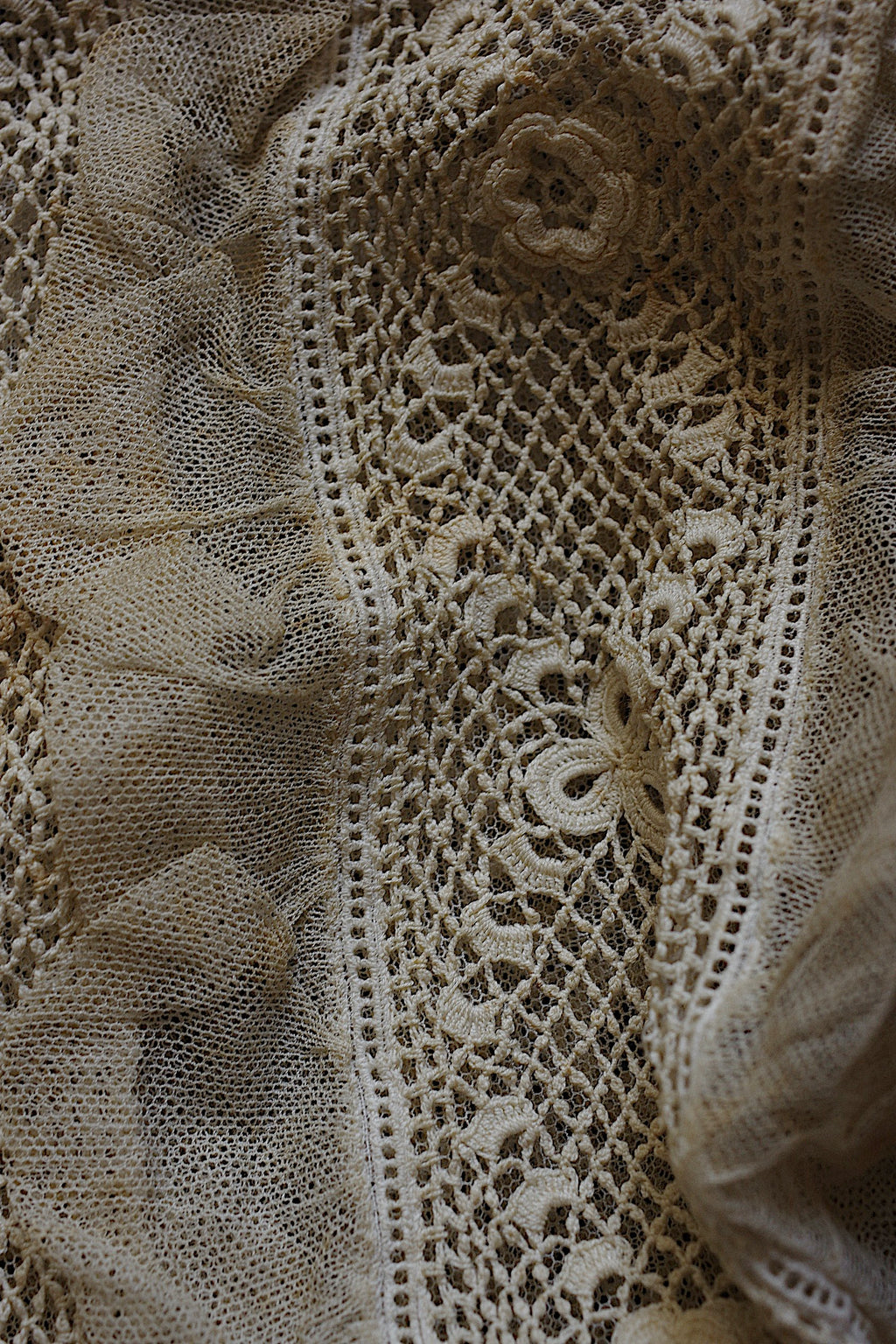 アンティークレース dentelle ancienne　bonnet 1