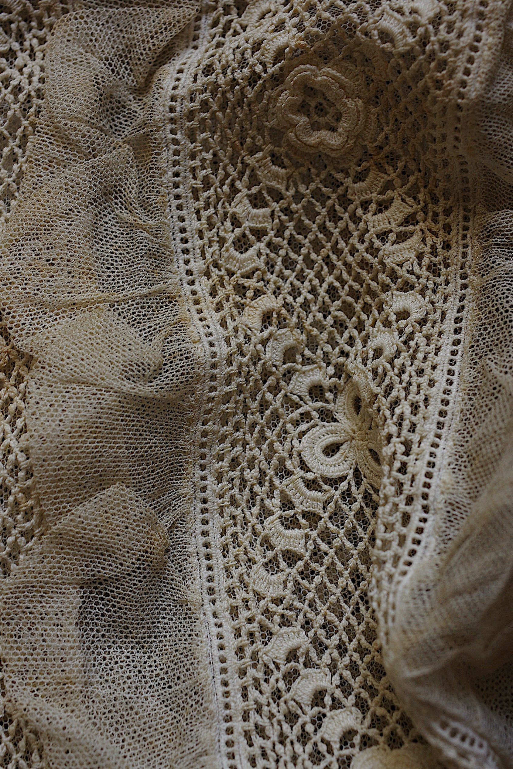 アンティークレース dentelle ancienne　bonnet 1