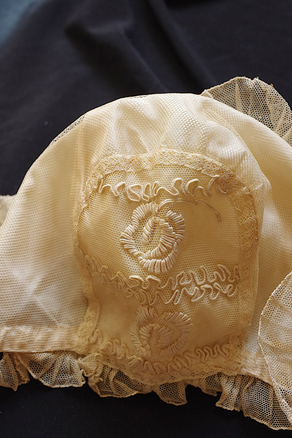 アンティークレース dentelle ancienne　bonnet 2