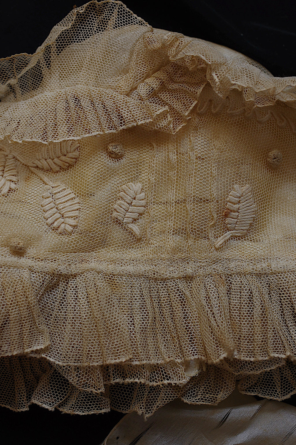 アンティークレース dentelle ancienne　bonnet 2