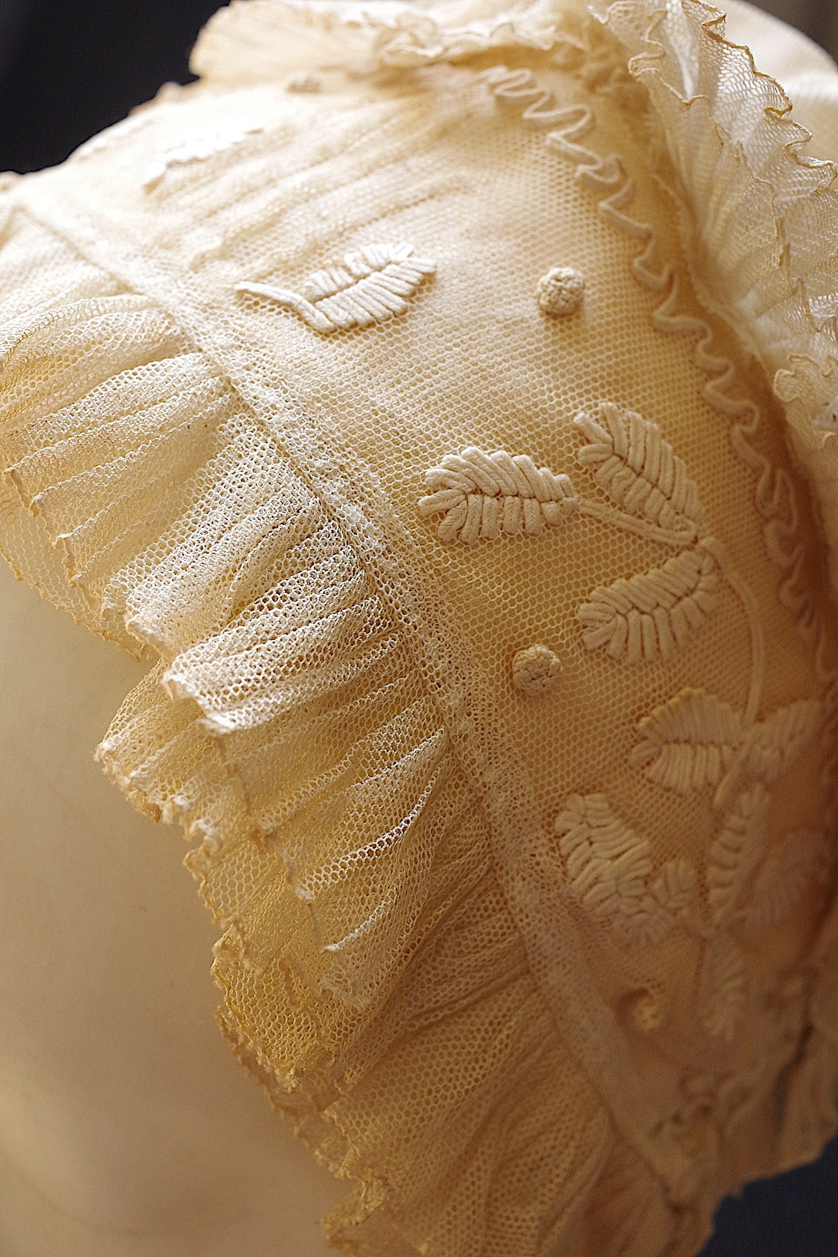 アンティークレース dentelle ancienne　bonnet 2