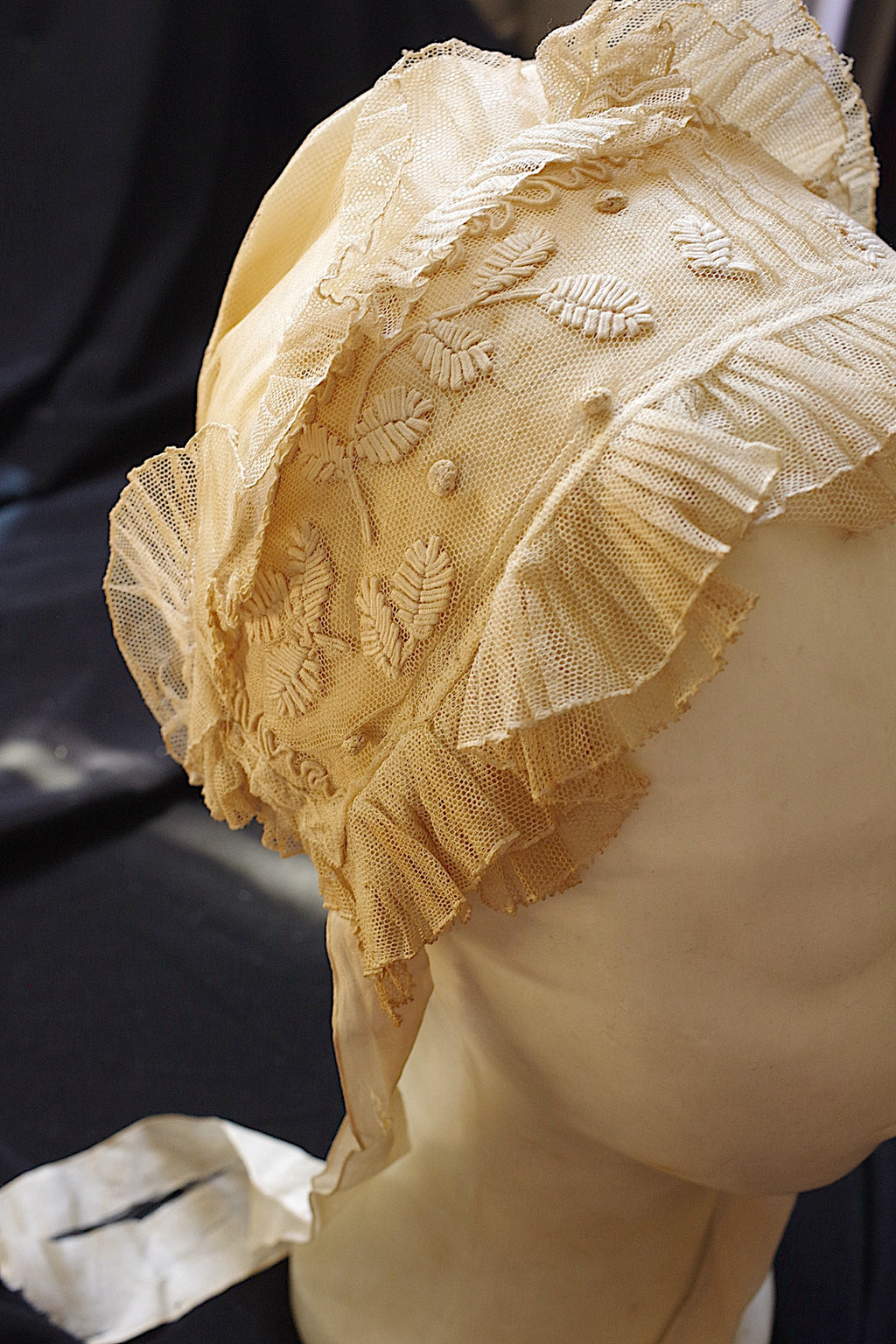 アンティークレース dentelle ancienne　bonnet 2