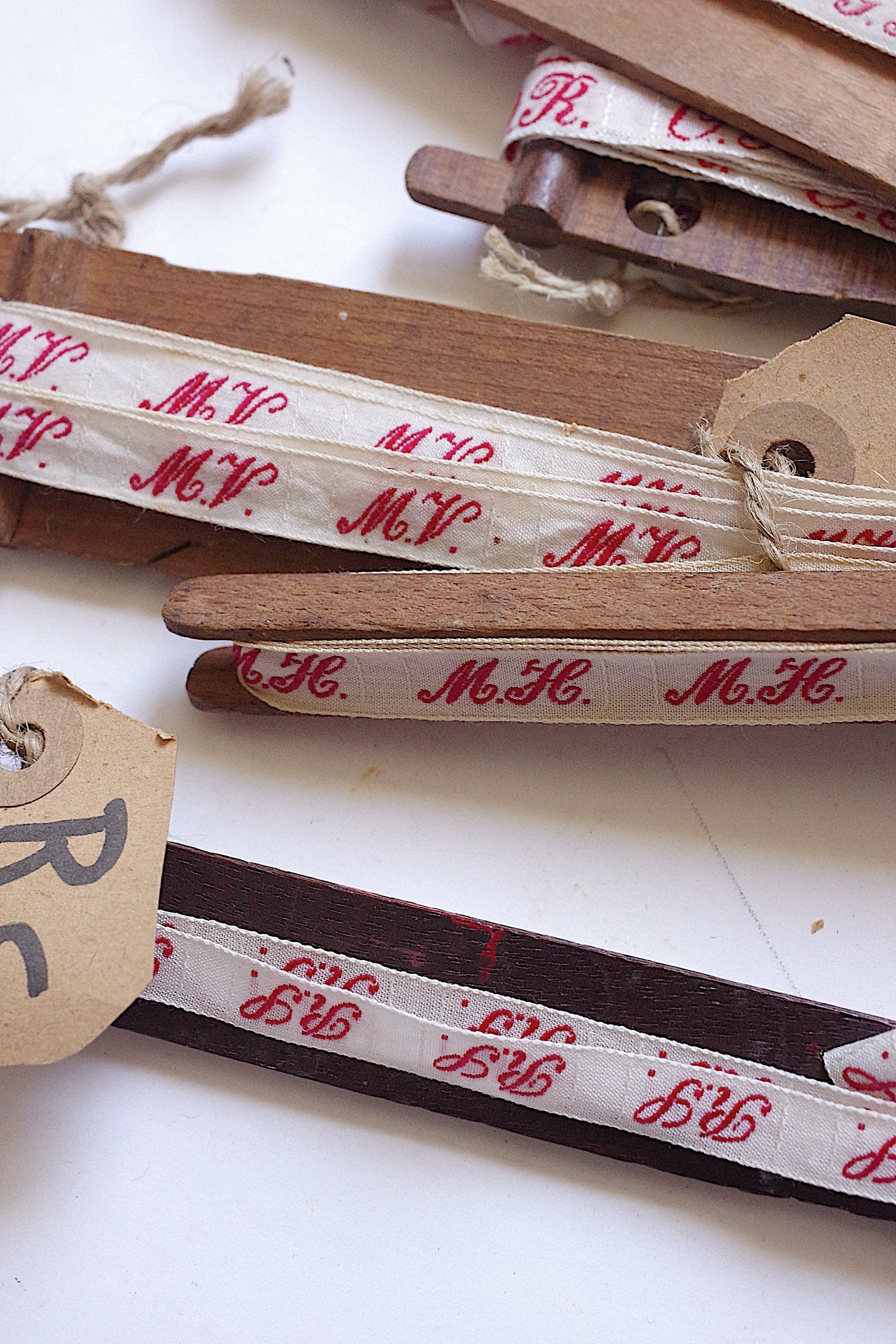 アンティークイニシャルテープ　Ruban adhésif monogramme ancien 2