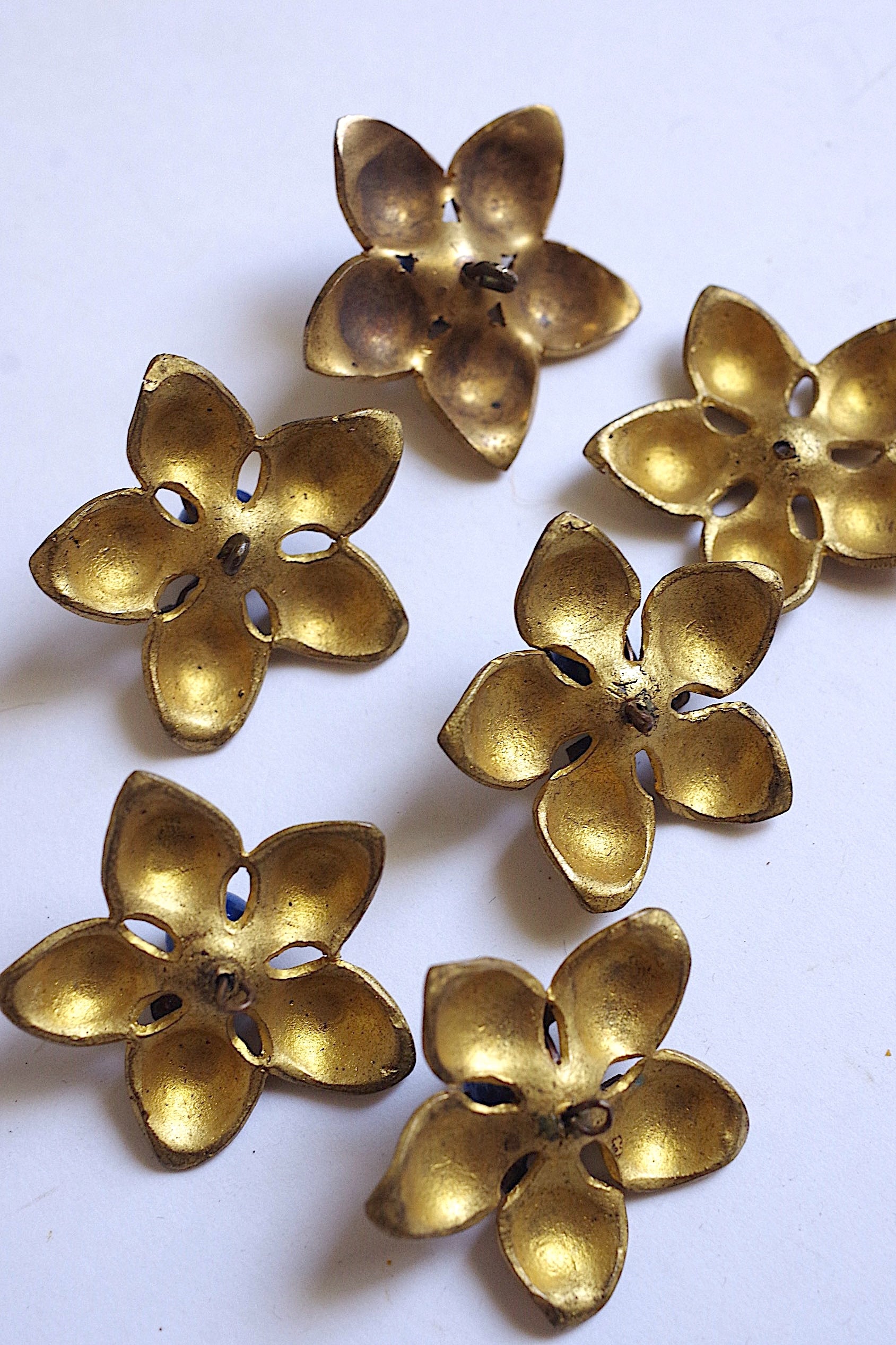 アンティークボタンとパーツ antique boutons lot