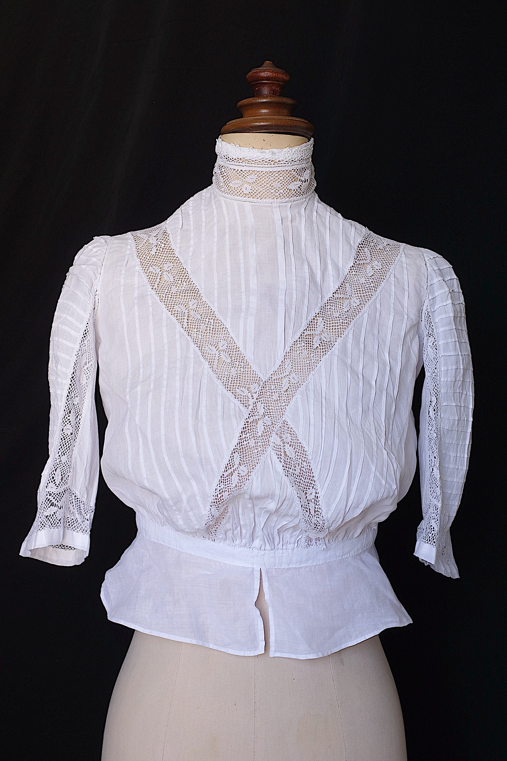 アンティークブラウスvêtement antique blouse 3
