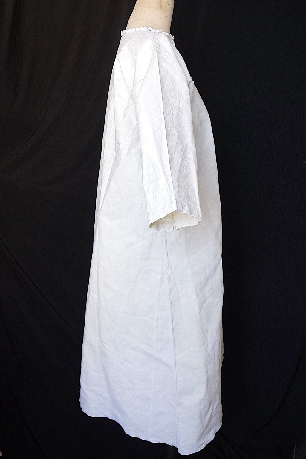 アンティークワンピース　vêtement antique dress リネン
