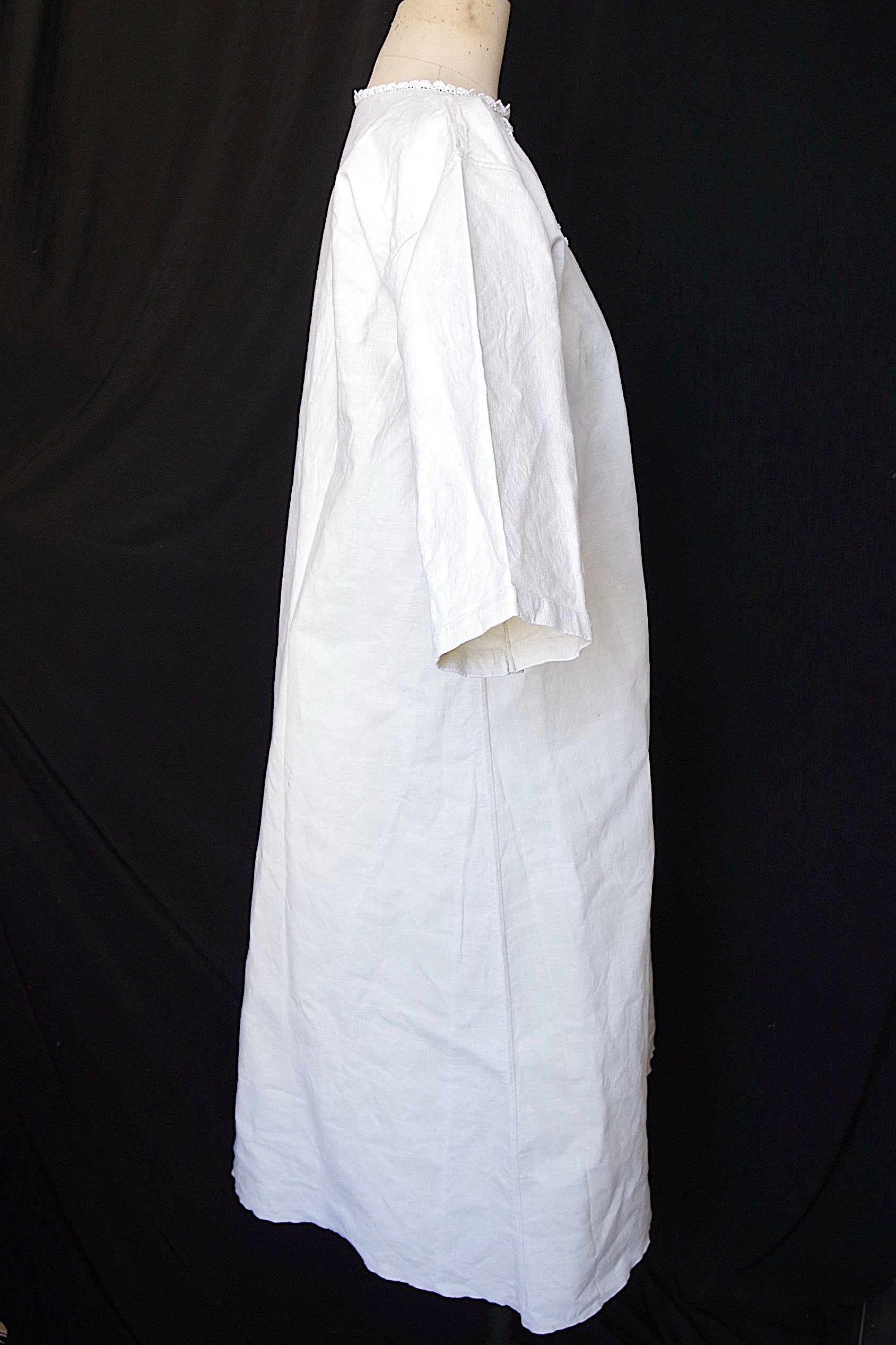 アンティークワンピース　vêtement antique dress リネン