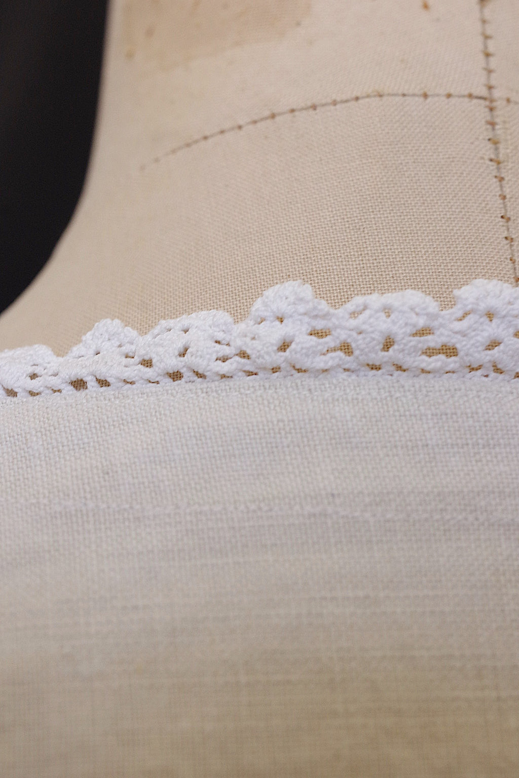 アンティークワンピース　vêtement antique dress リネン