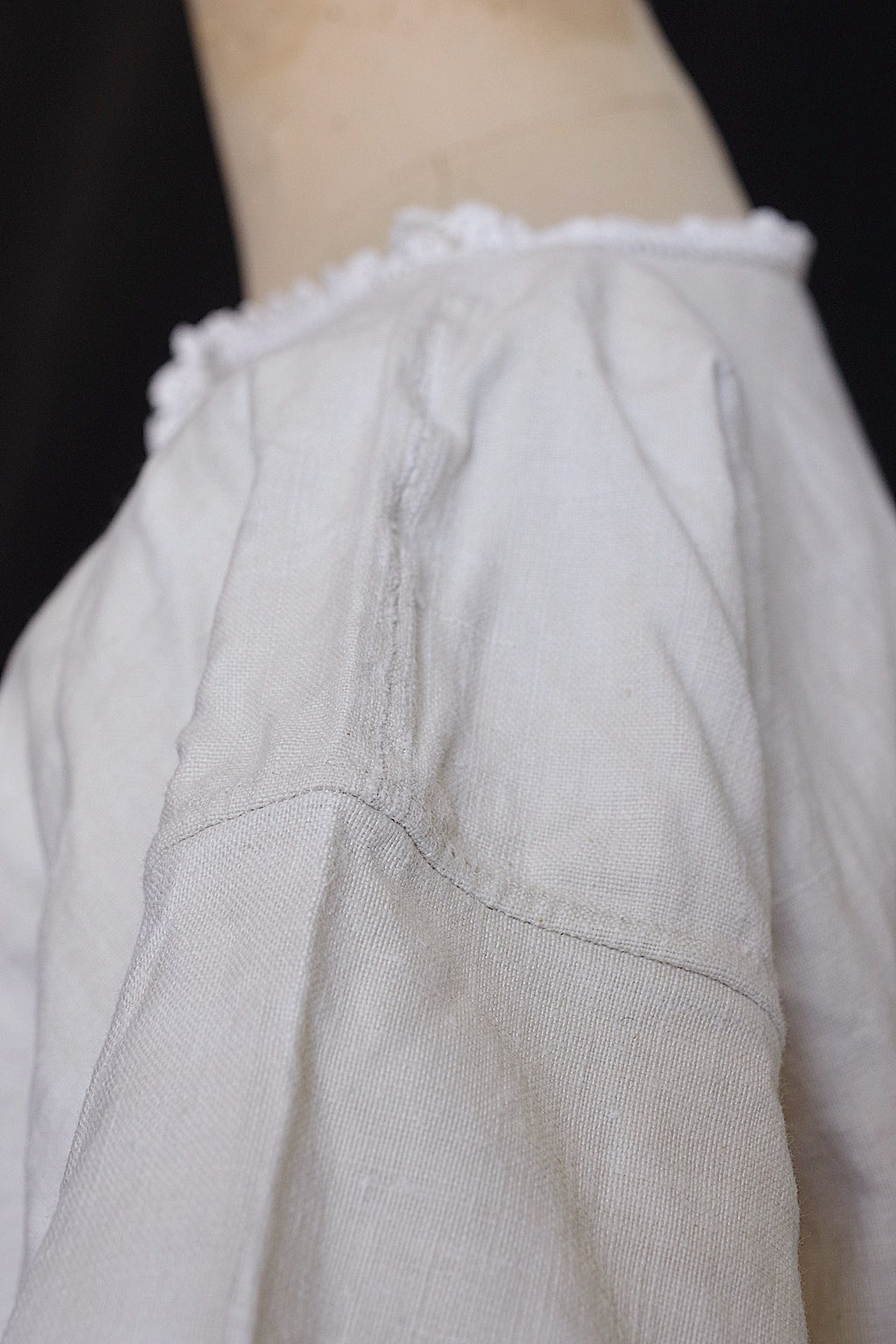 アンティークワンピース　vêtement antique dress リネン