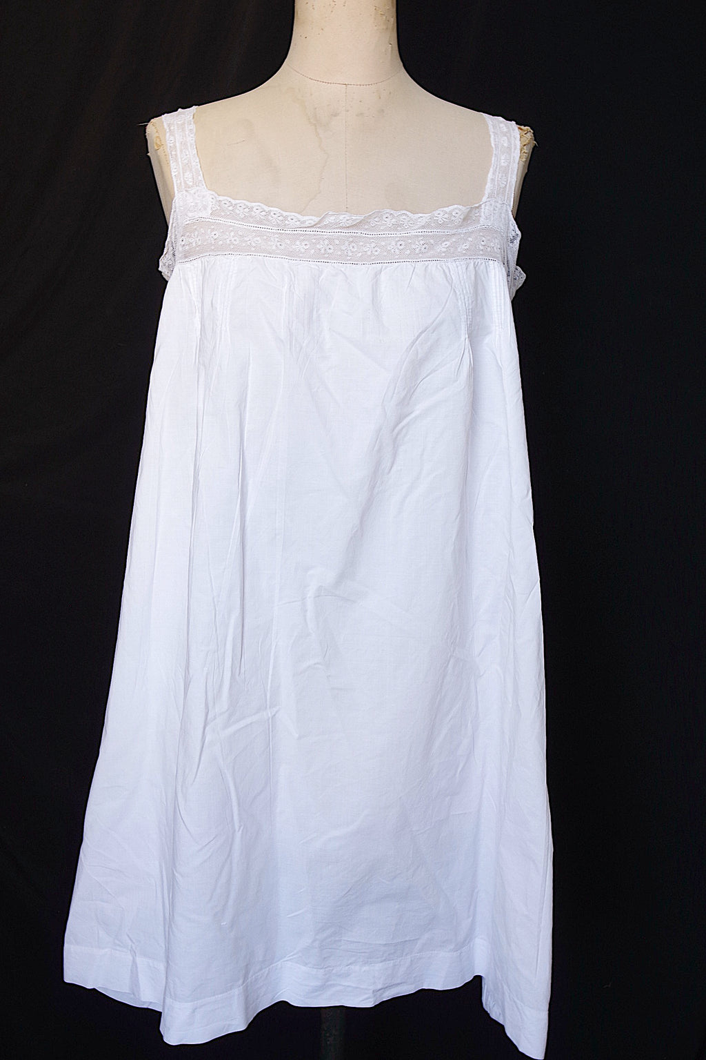 アンティークワンピース　vêtement antique dress コットン＋レース