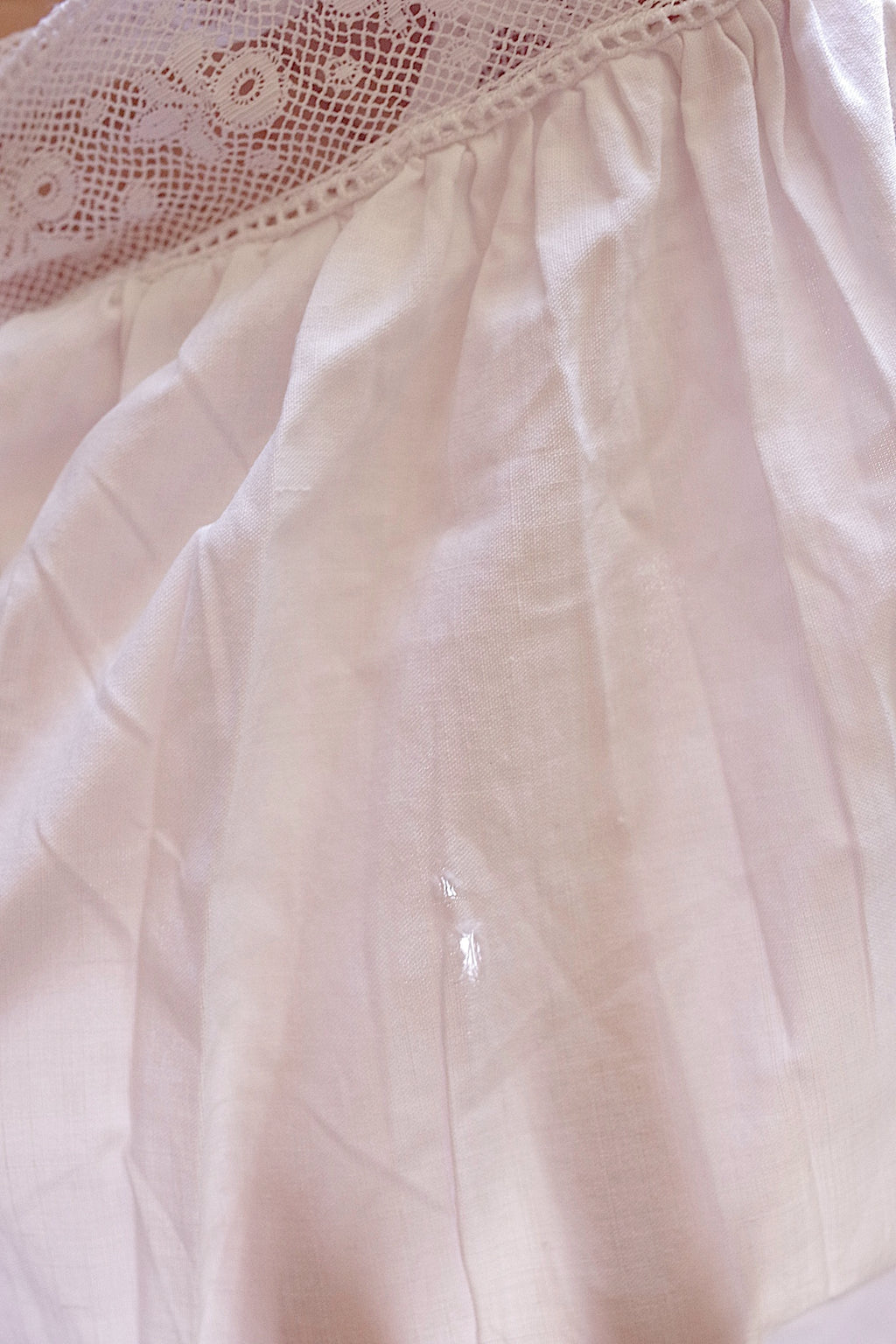 アンティークワンピース　vêtement antique dress コットン＋レース