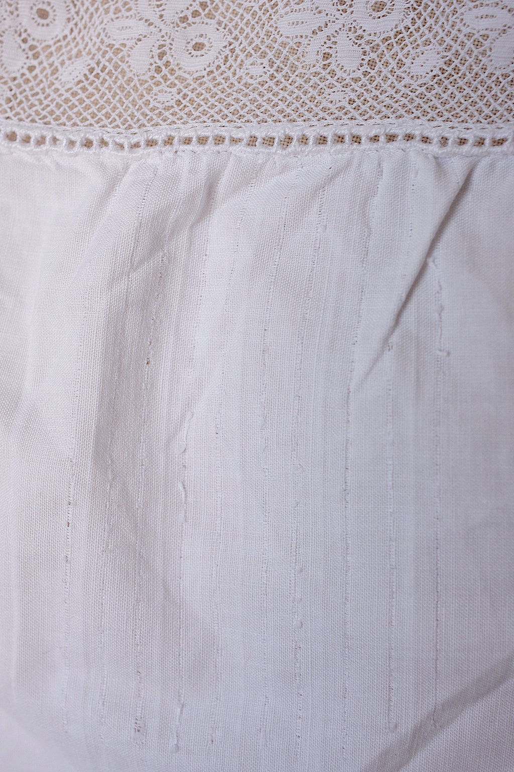 アンティークワンピース　vêtement antique dress コットン＋レース