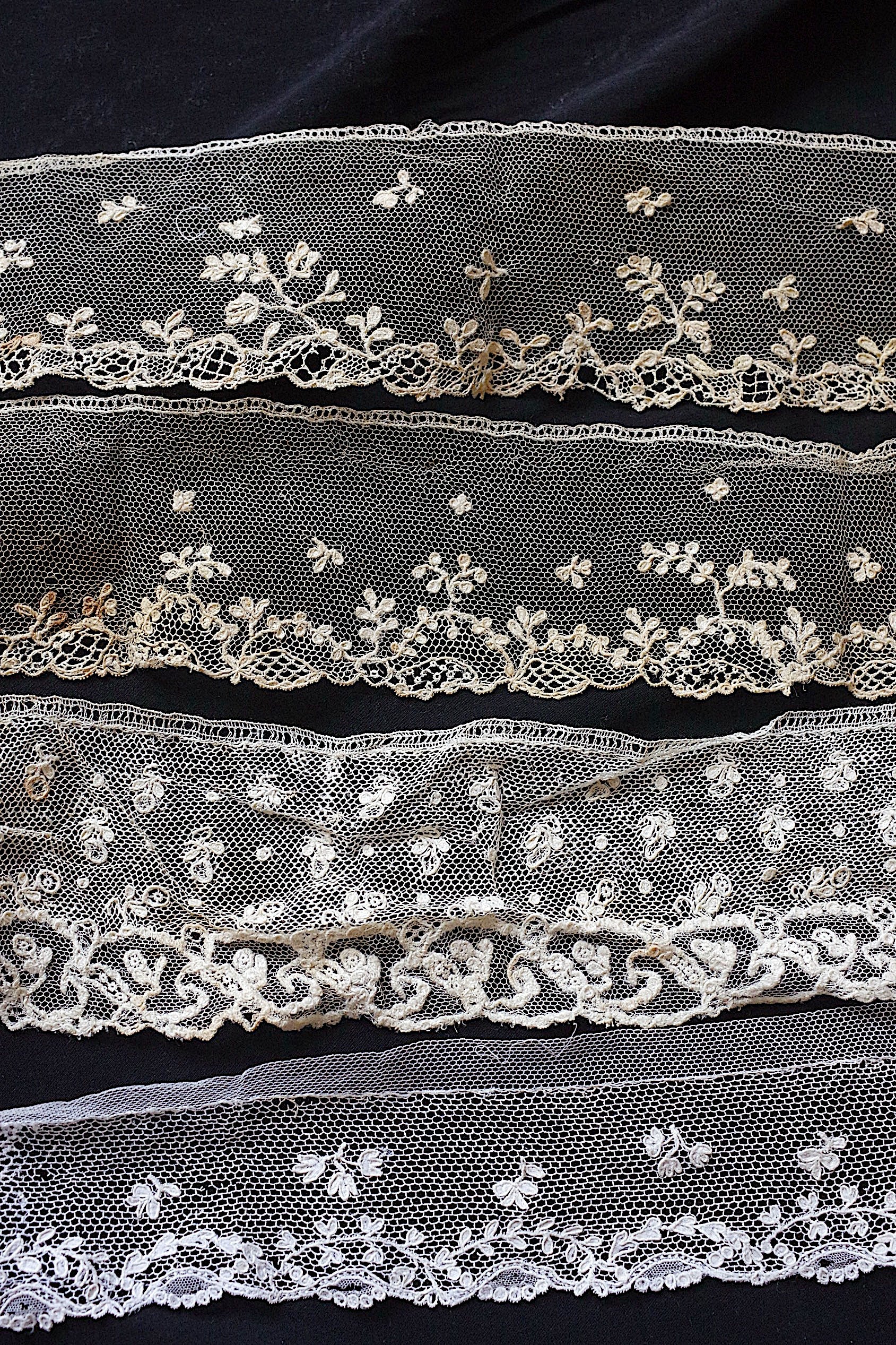 アンティークレース dentelle ancienne 素材用　lots1