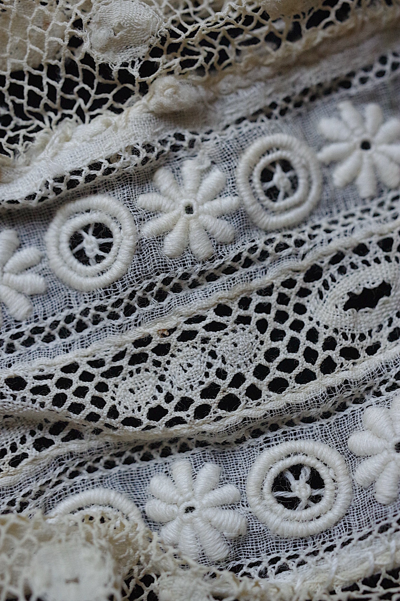 アンティークレース dentelle ancienne 素材用　lots3