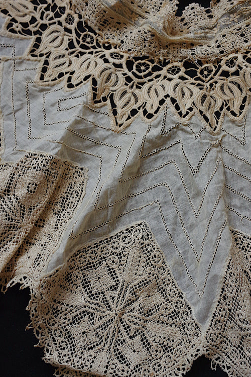 アンティークレース dentelle ancienne 素材用　lots3
