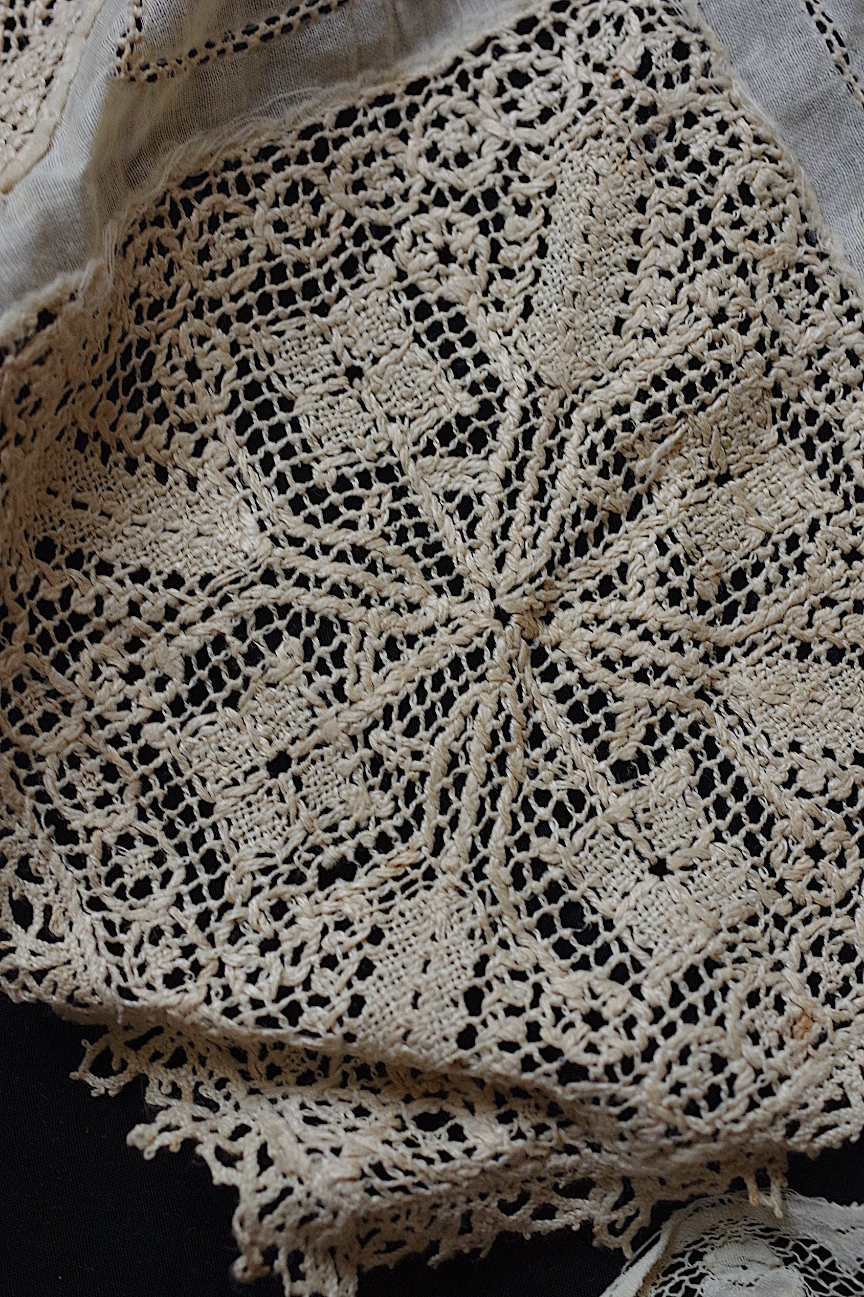 アンティークレース dentelle ancienne 素材用　lots3