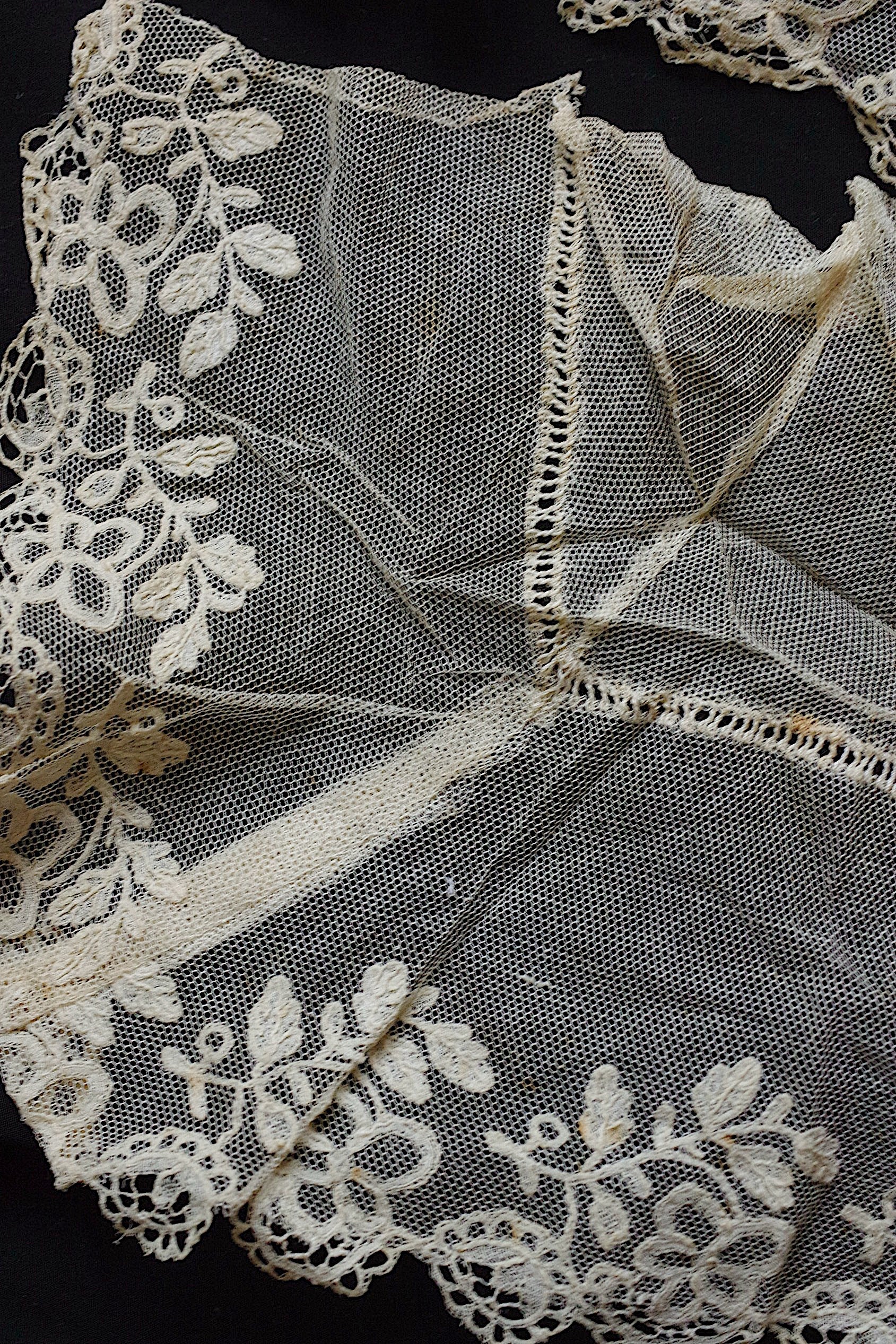 アンティークレース dentelle ancienne 素材用　lots4