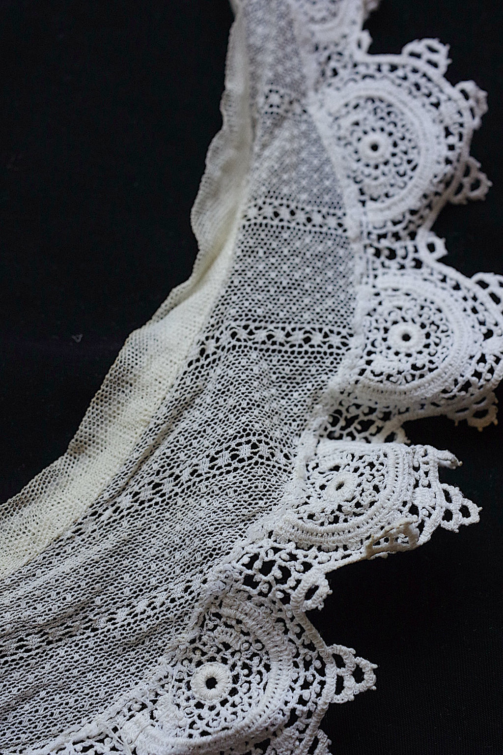 アンティークレース dentelle ancienne 小さな襟lots1
