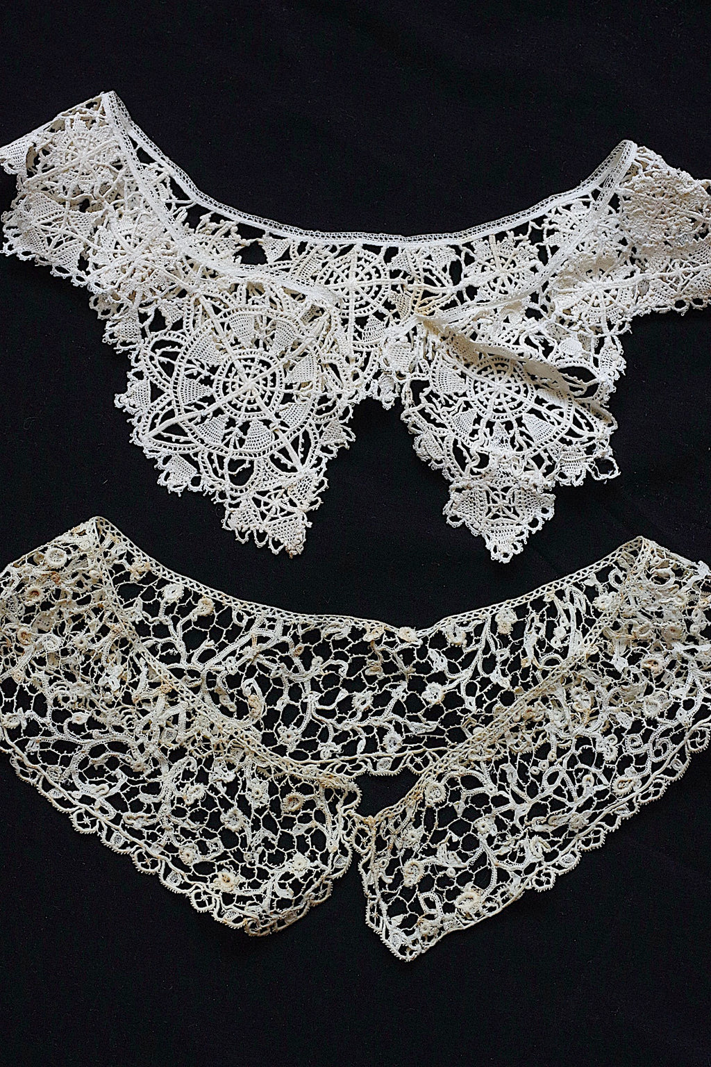 アンティークレース dentelle ancienne 小さな襟lots2