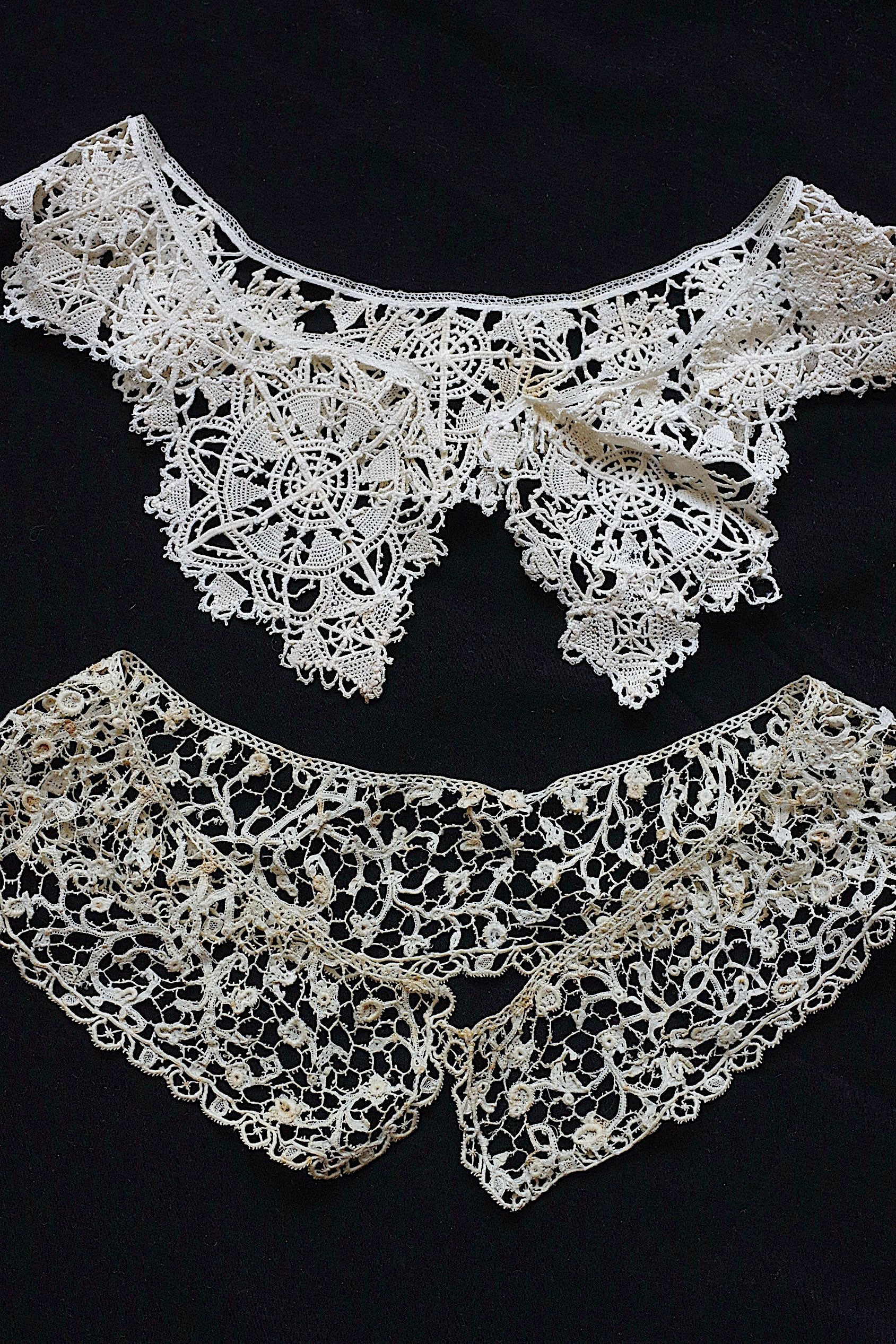 アンティークレース dentelle ancienne 小さな襟lots2