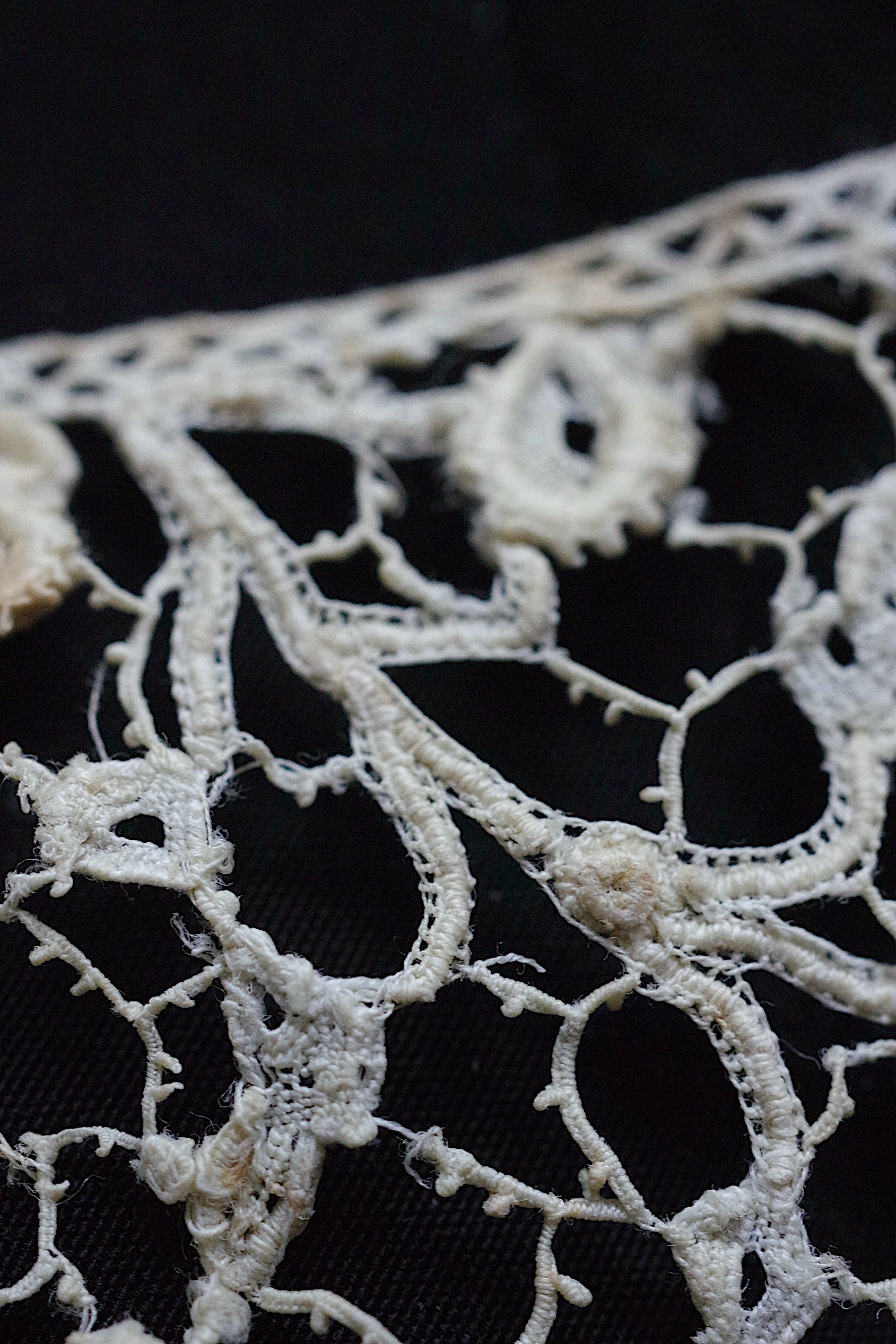 アンティークレース dentelle ancienne 小さな襟lots2