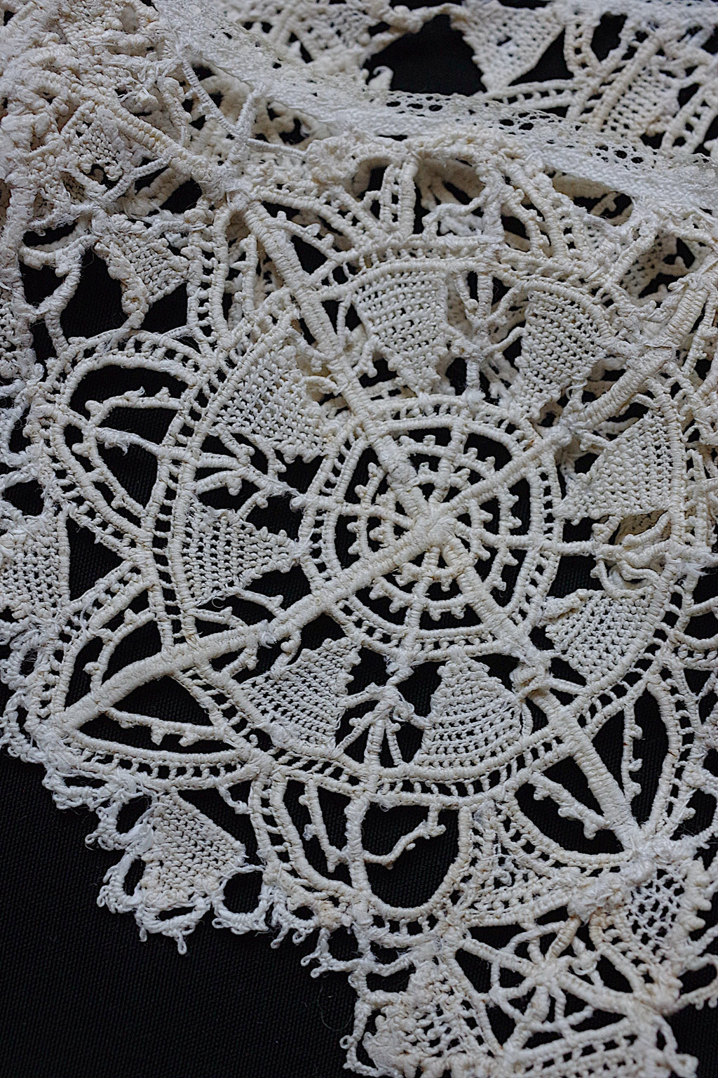 アンティークレース dentelle ancienne 小さな襟lots2
