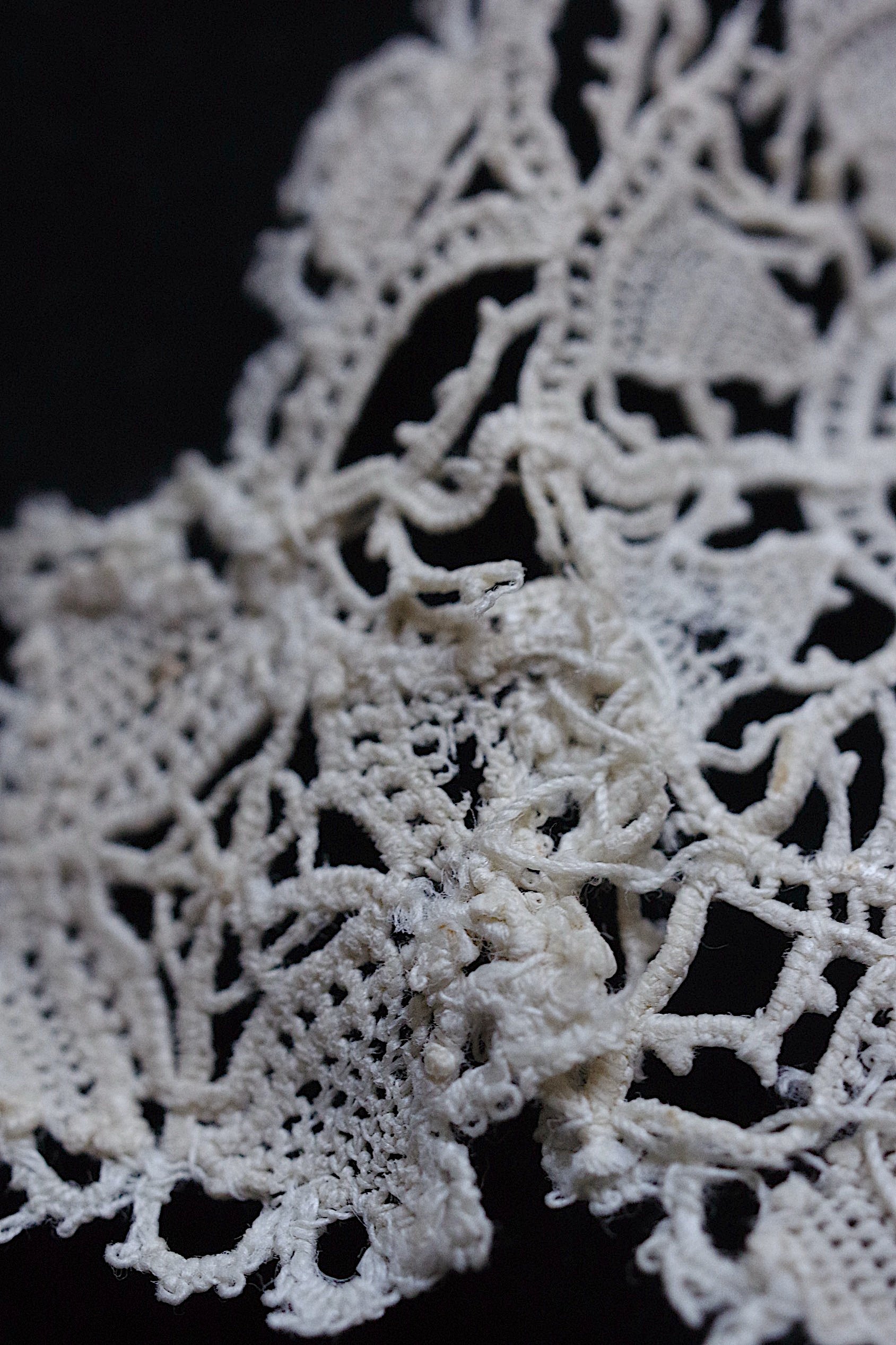アンティークレース dentelle ancienne 小さな襟lots2