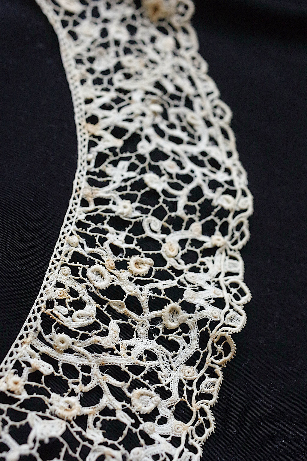 アンティークレース dentelle ancienne 小さな襟lots2