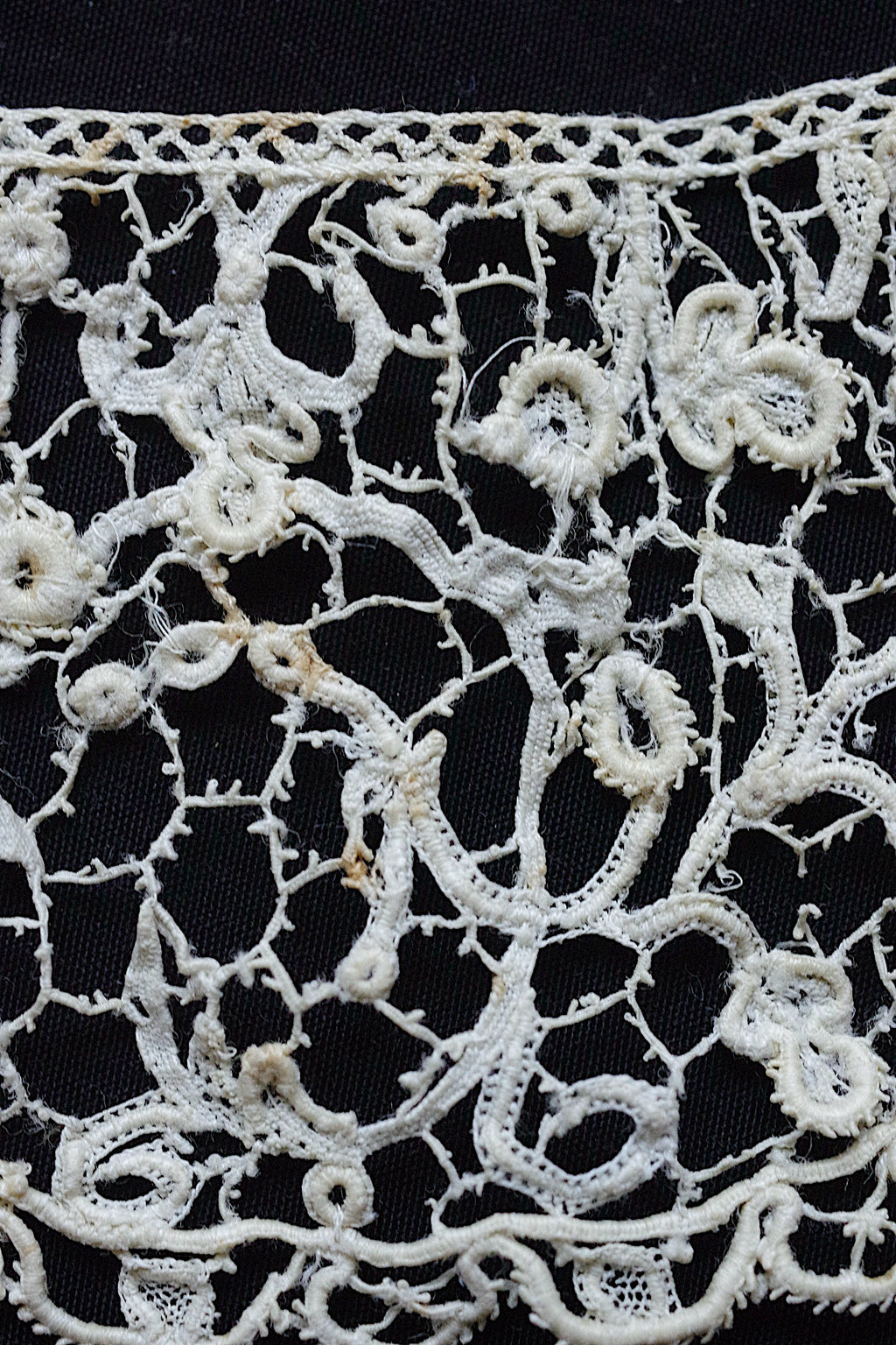 アンティークレース dentelle ancienne 小さな襟lots2