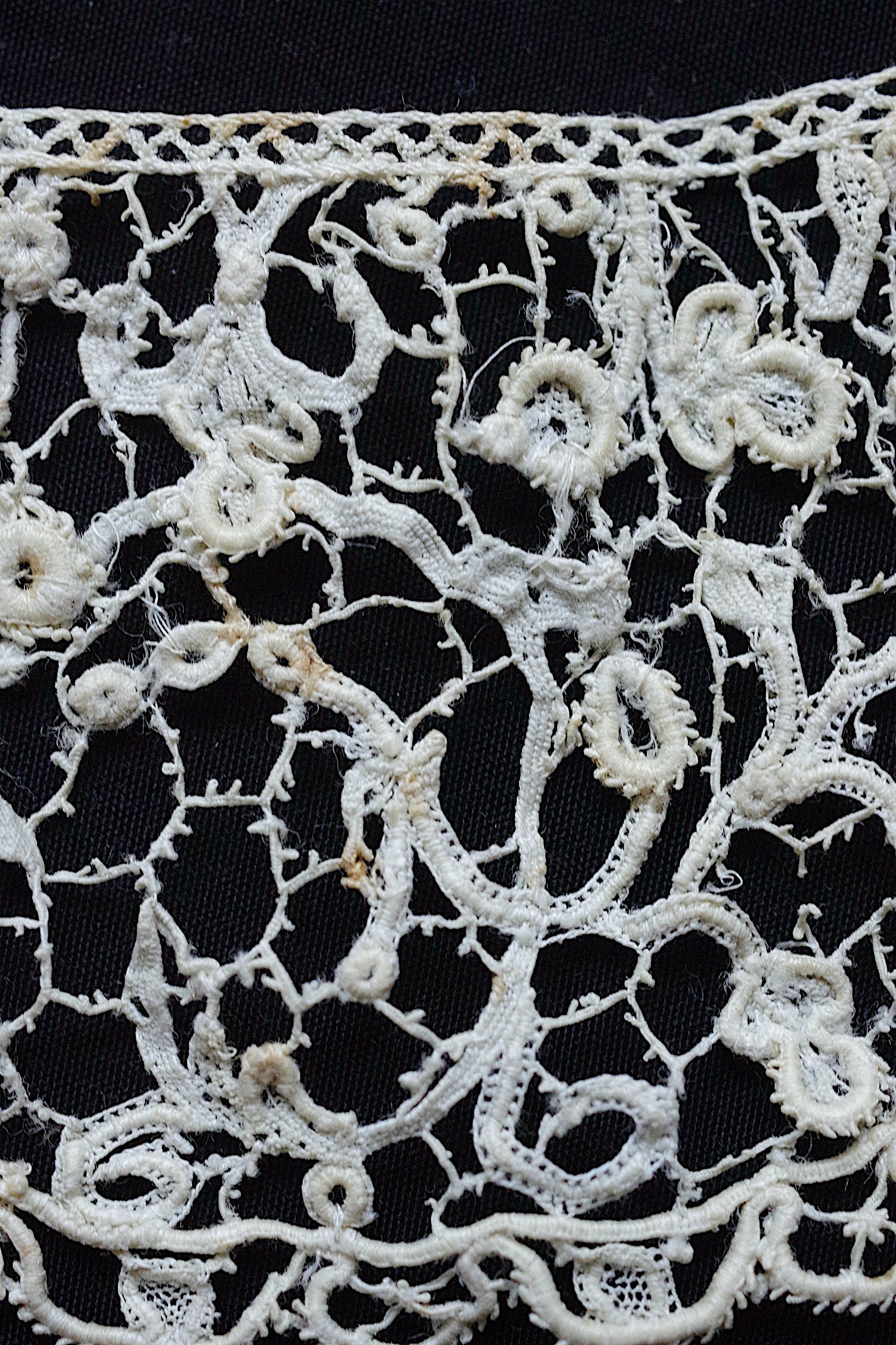 アンティークレース dentelle ancienne 小さな襟lots2