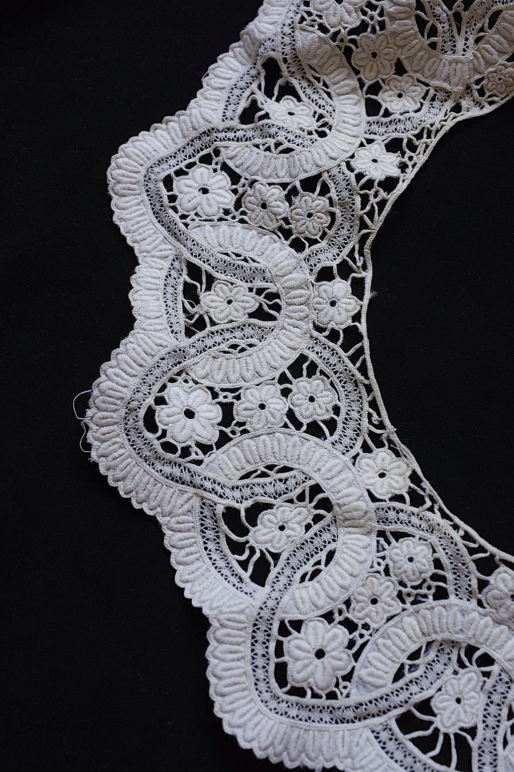 アンティークレース dentelle ancienne 小さな襟lots3