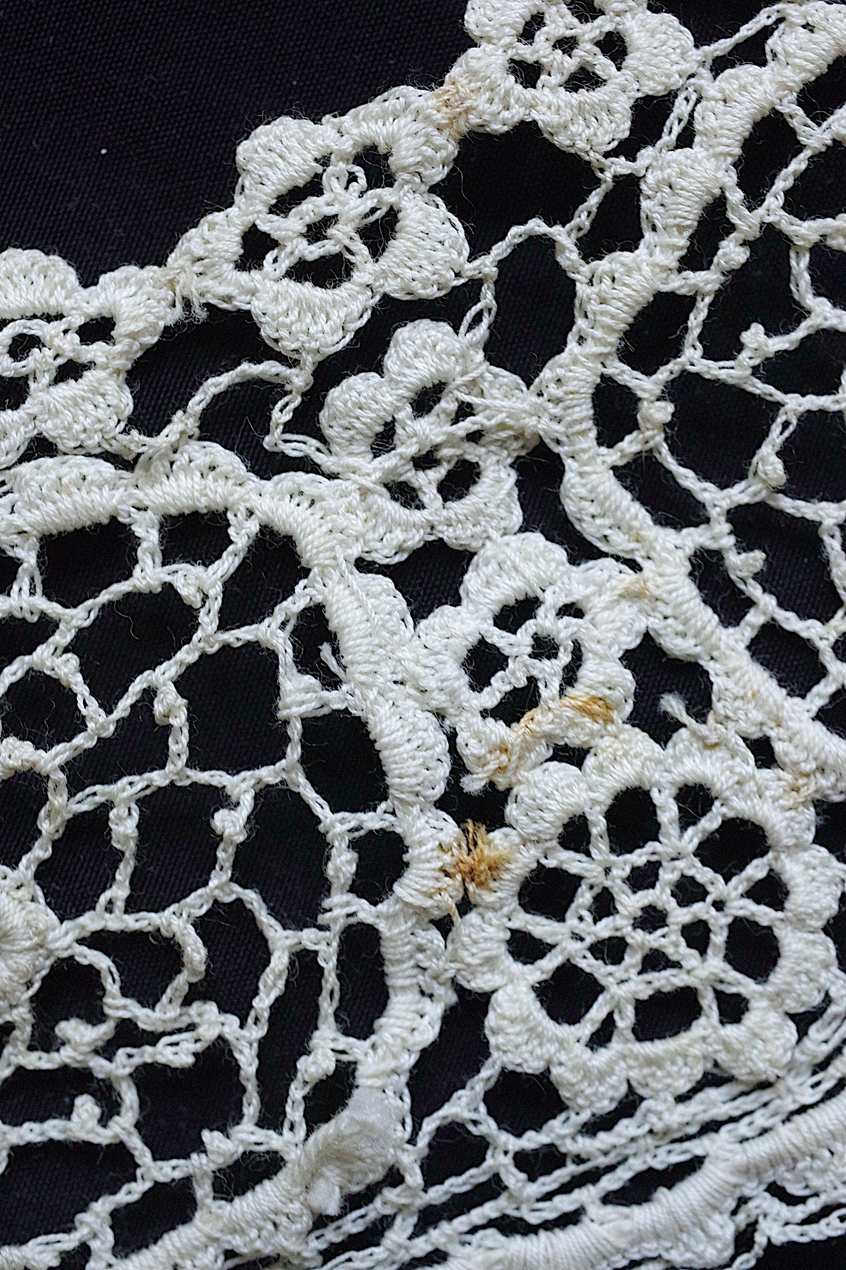 アンティークレース dentelle ancienne 小さな襟lots3