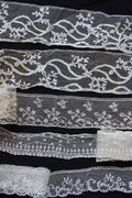 アンティークレース dentelle ancienne 素材用　ハギレlot1