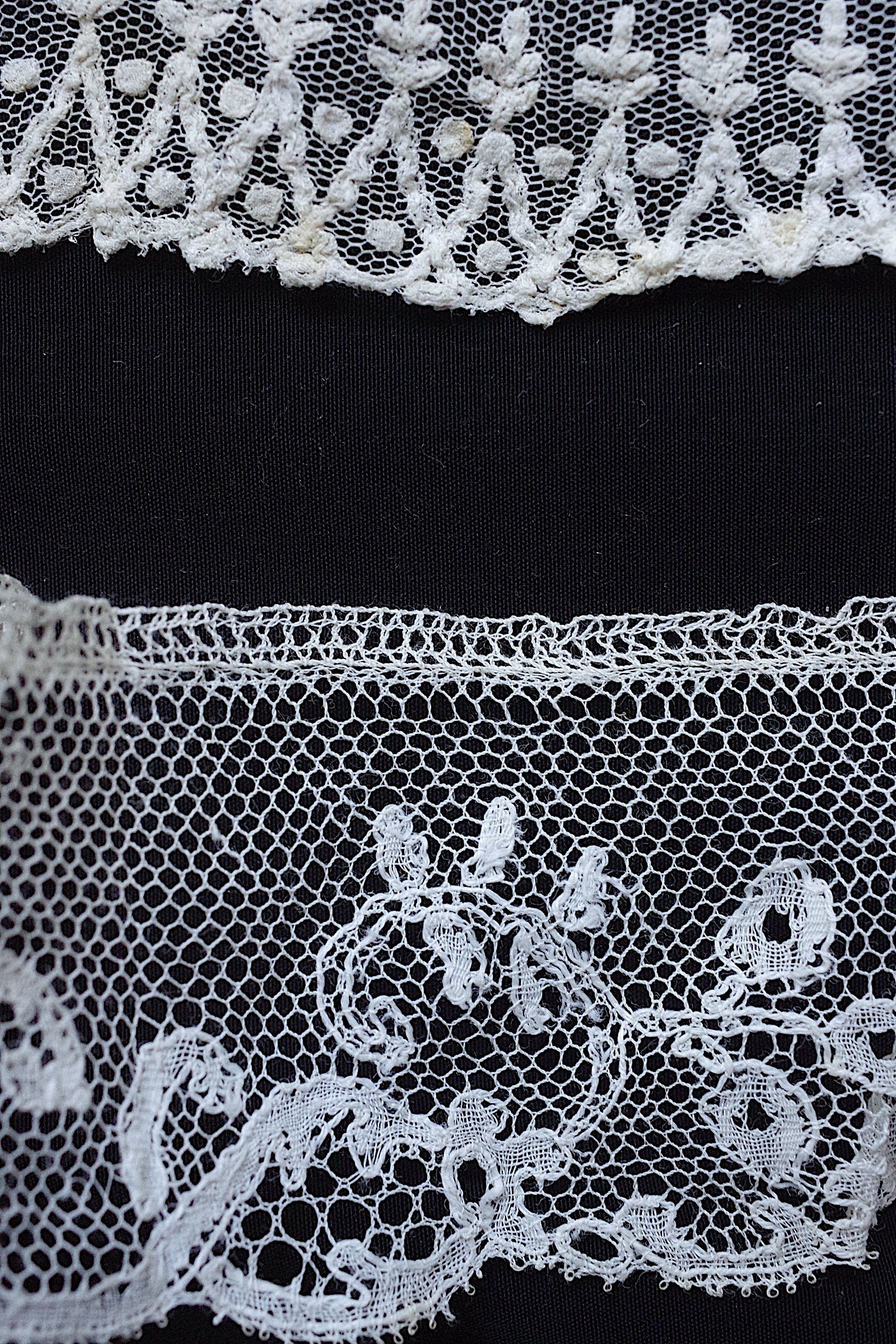 アンティークレース dentelle ancienne 素材用　ハギレlot1
