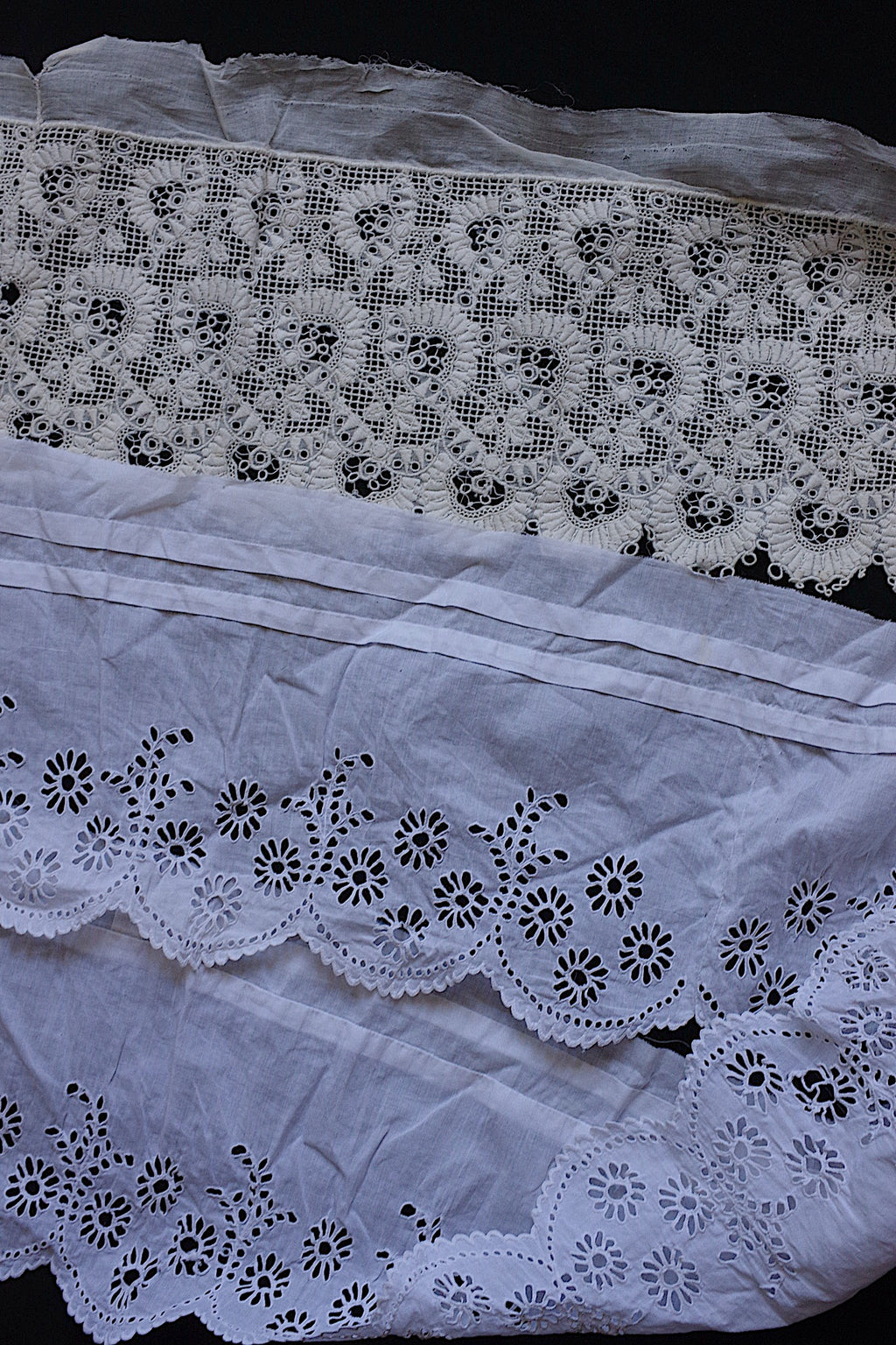 アンティークレース dentelle ancienne 素材用　ハギレlot5