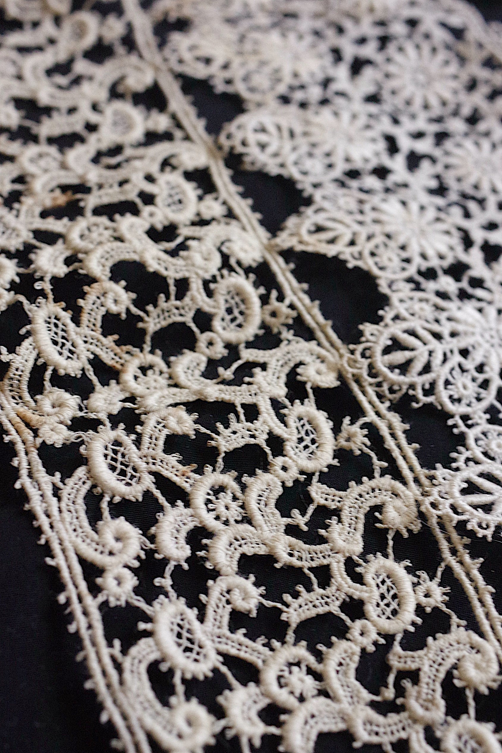 アンティークレース dentelle ancienne 素材用　ハギレlot6