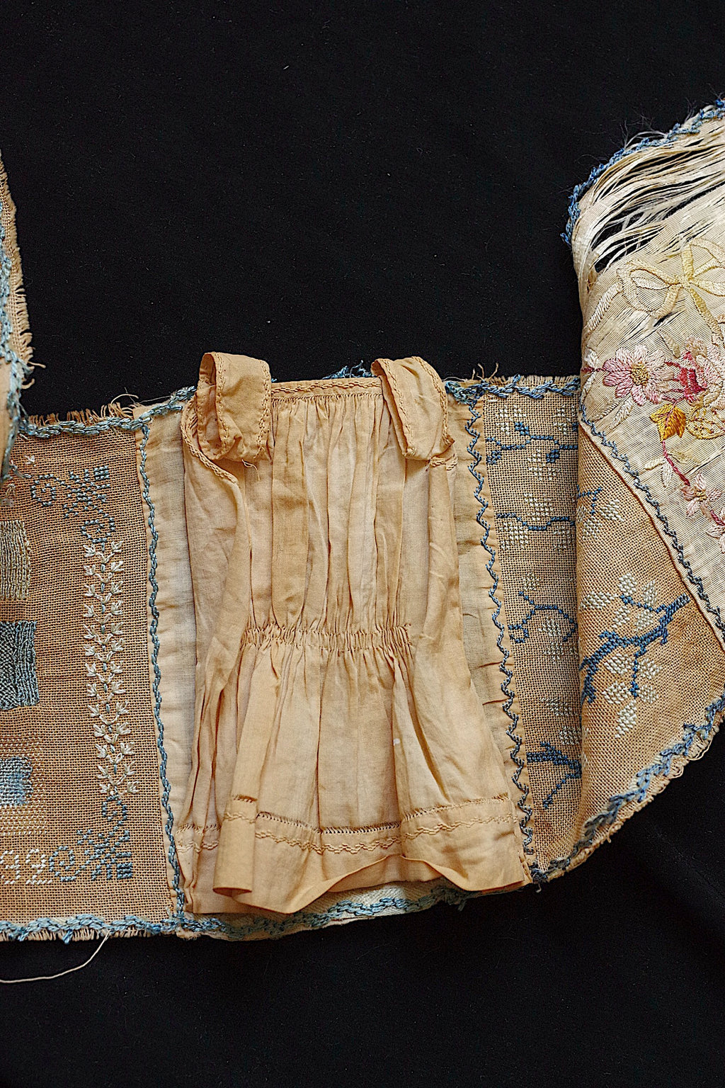 アンティークレース dentelle ancienne 刺繍　