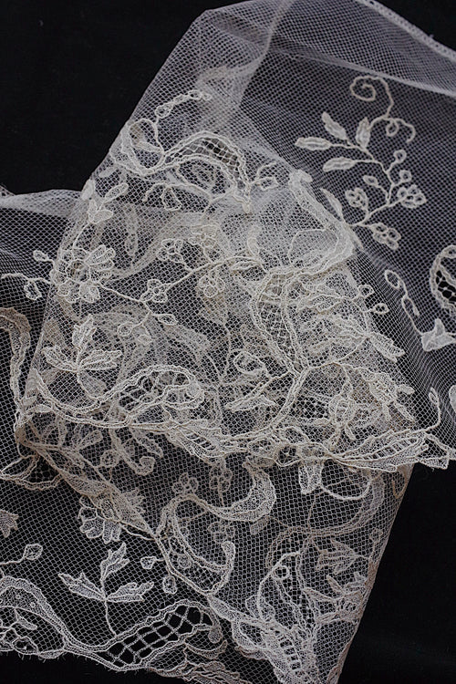アンティークレース dentelle ancienne アプリカッションブリュクセル　par2m