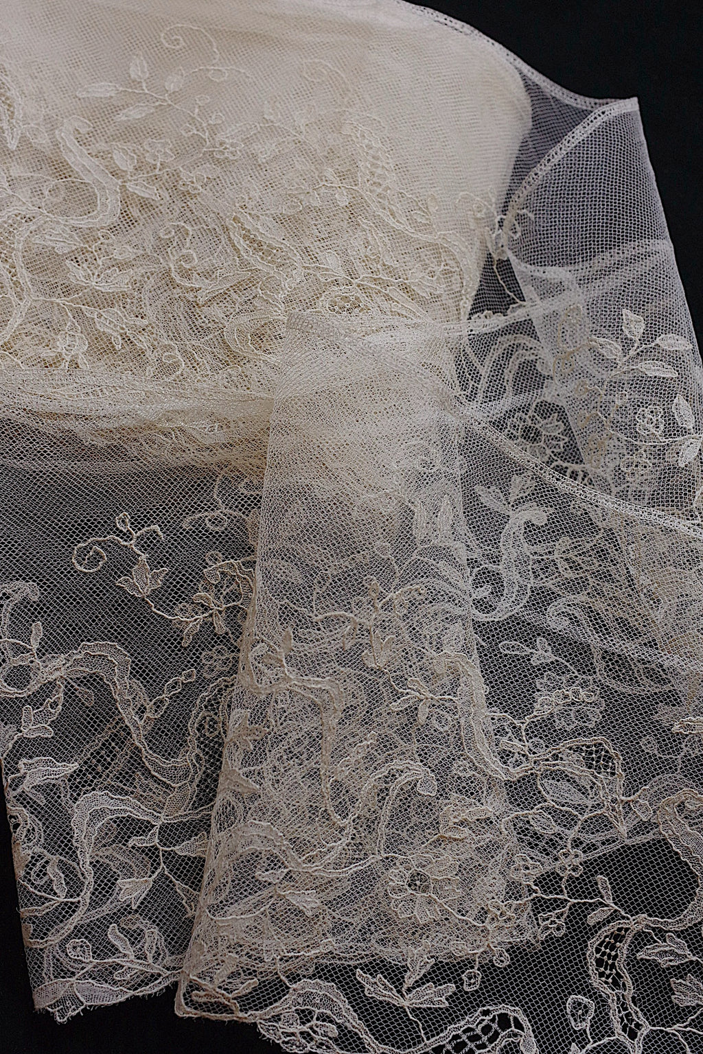 アンティークレース dentelle ancienne アプリカッションブリュクセル　par2m