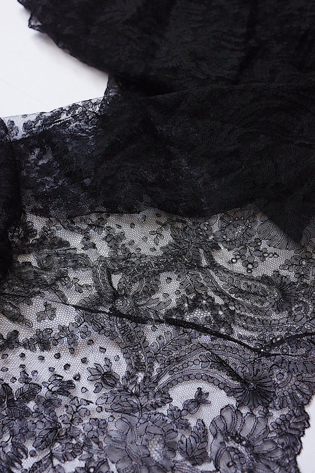 アンティークレース dentelle ancienne シャンティイレース460cm