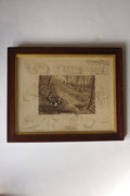 アンティーク絵画　tableau etching