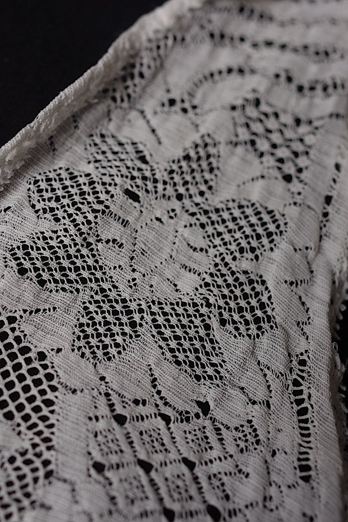 アンティークレース dentelle ancienne 襟2つ